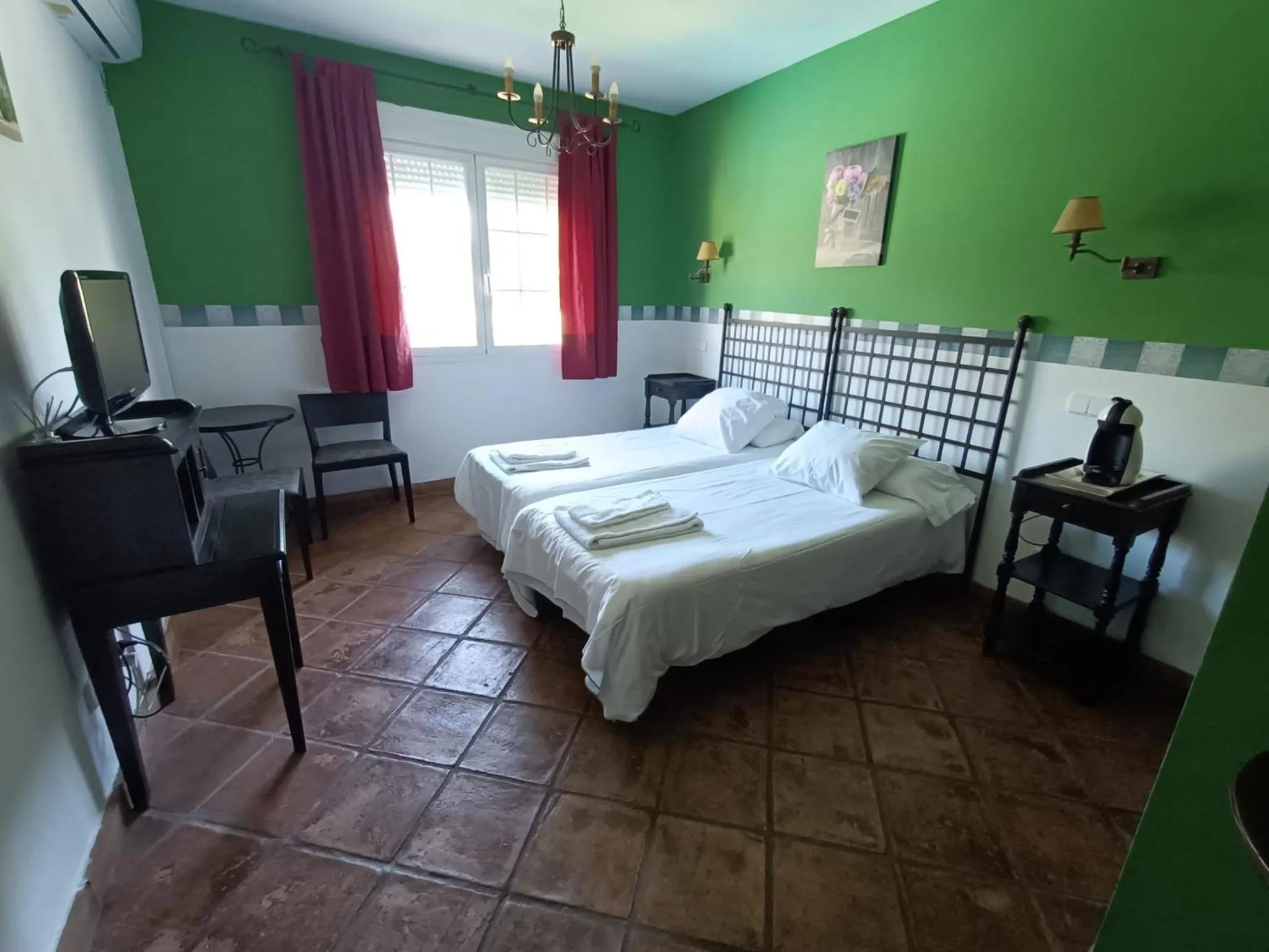 Bedroom, Bed in Hotel Rural La Pedriza Original