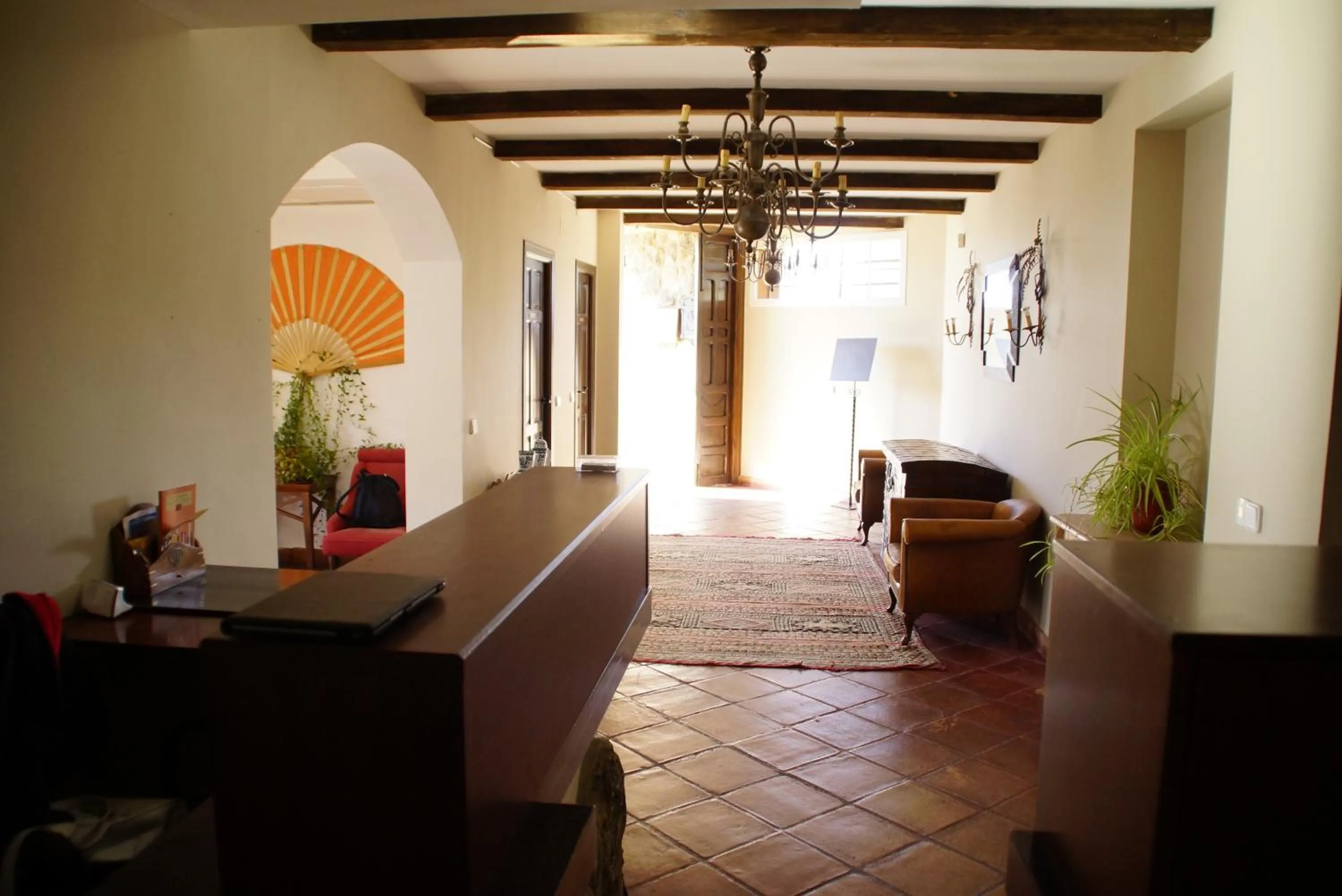 Lobby or reception in Hotel Rural La Pedriza Original