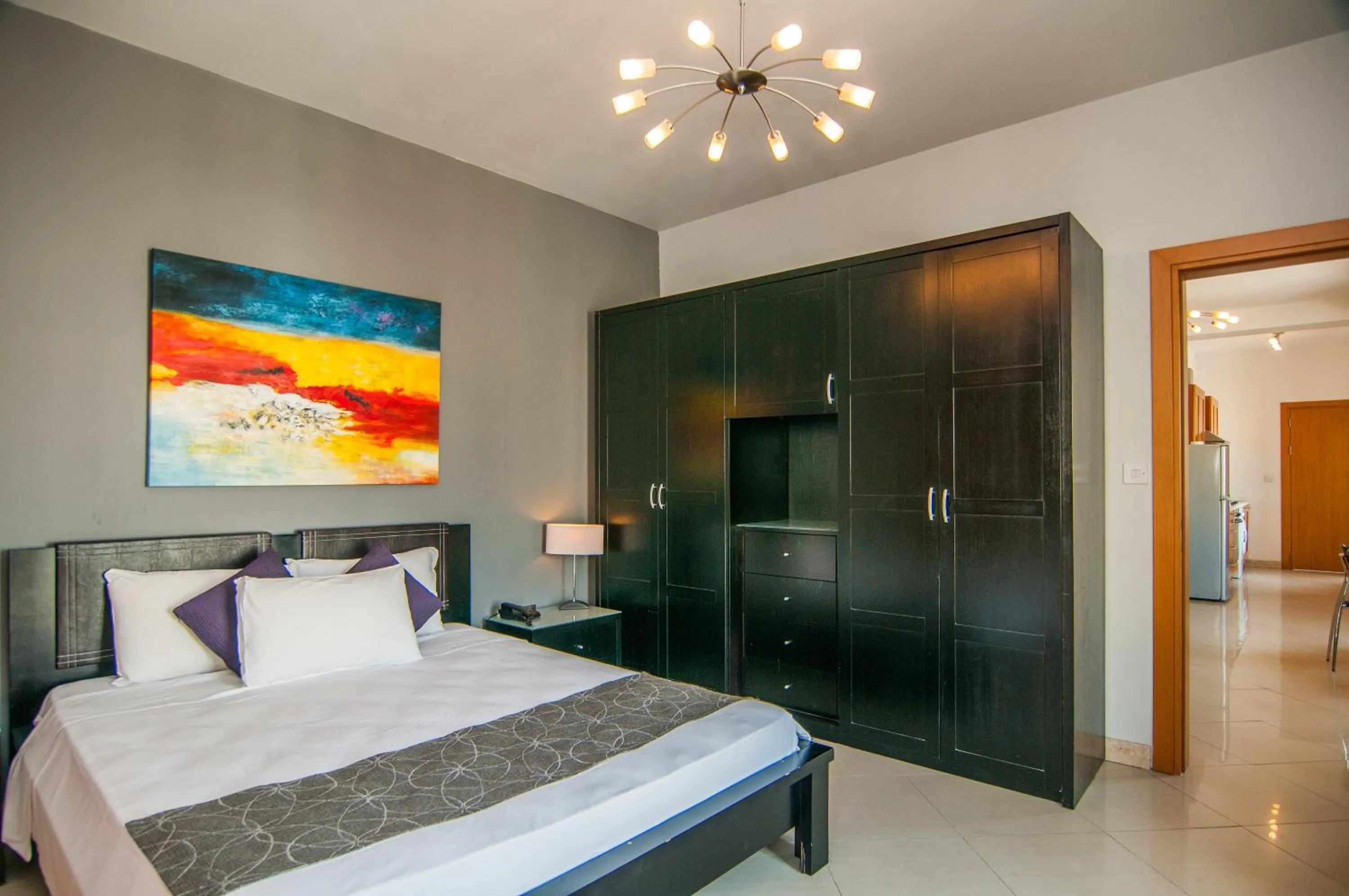 Bedroom in Pebbles Boutique Aparthotel