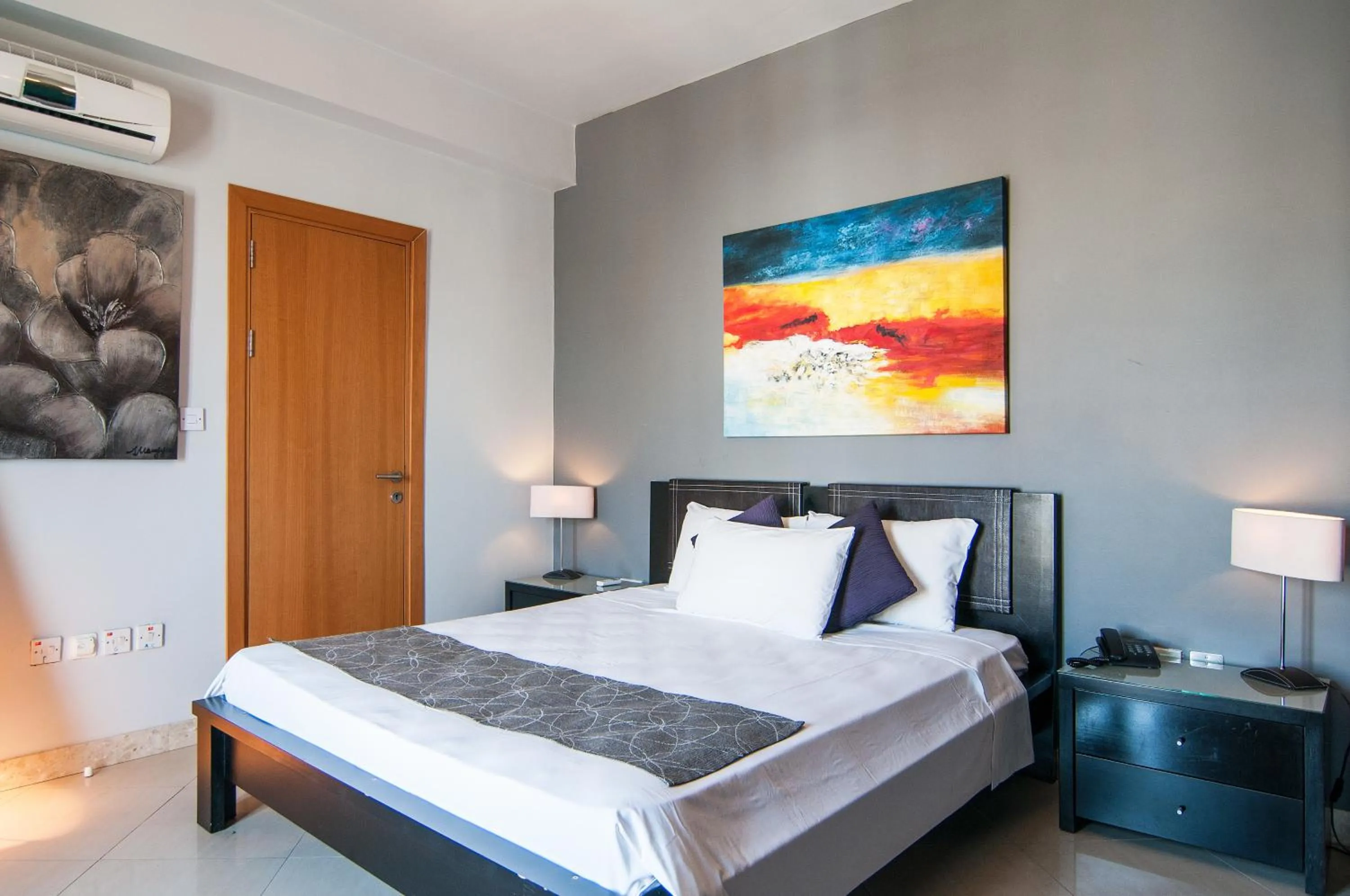 Bedroom in Pebbles Boutique Aparthotel