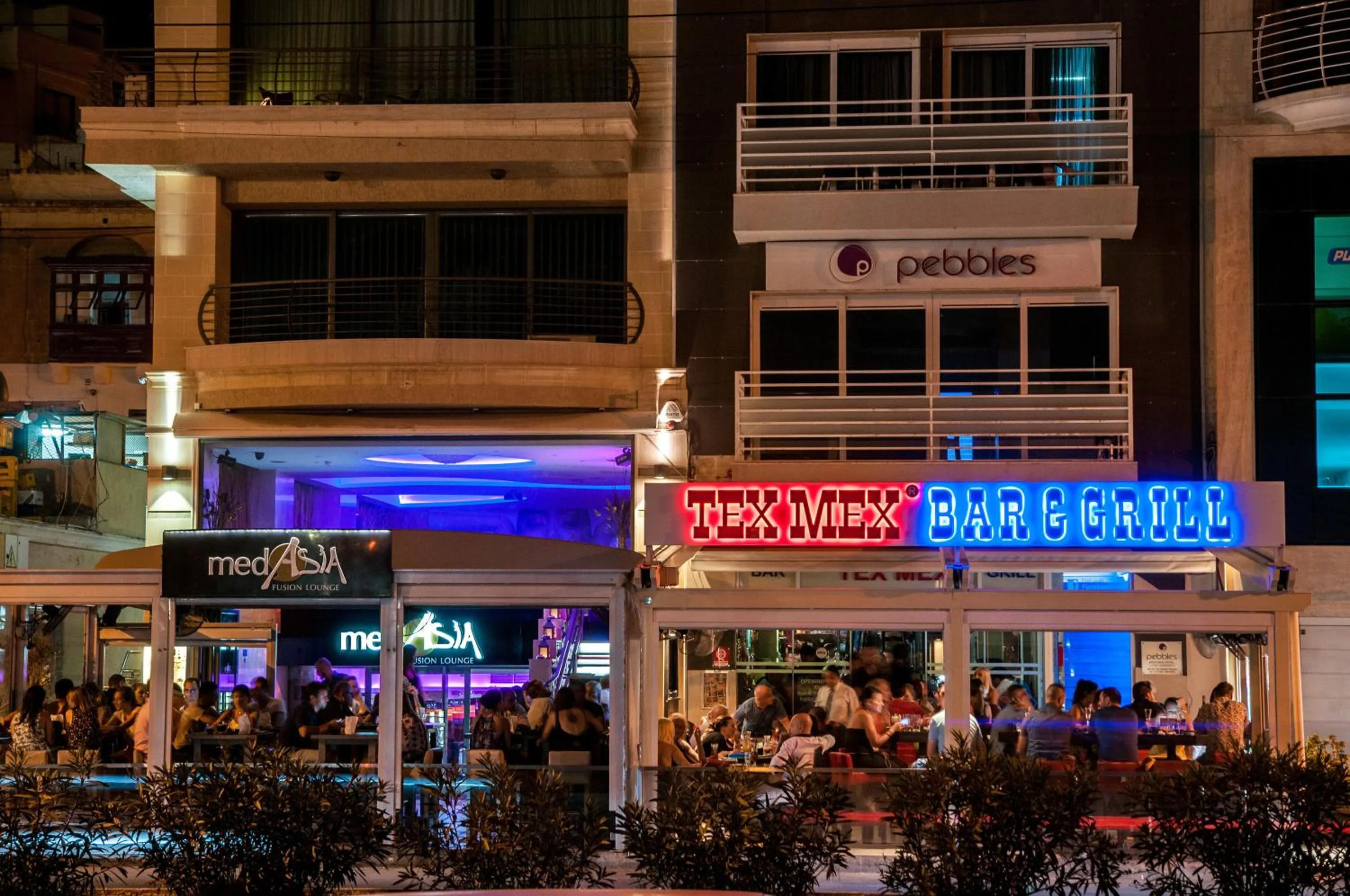 Night, Property Building in Pebbles Boutique Aparthotel