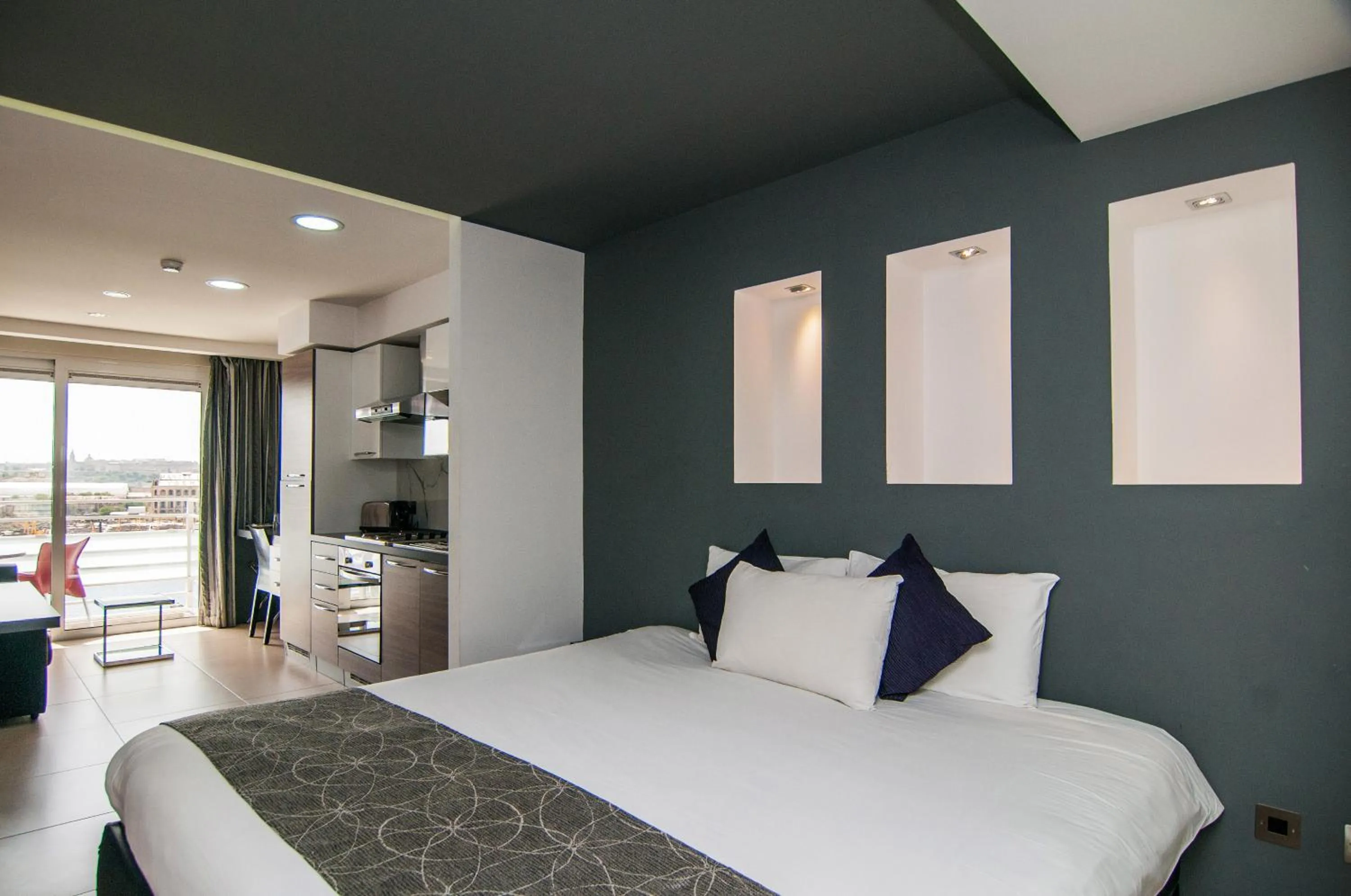 Bedroom in Pebbles Boutique Aparthotel