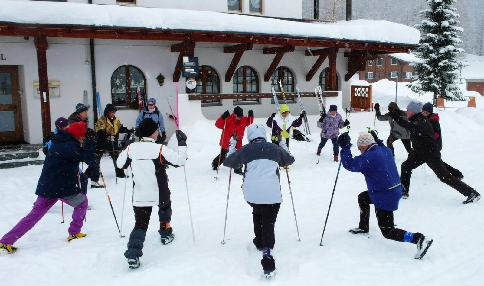 Skiing in Hotel Walser