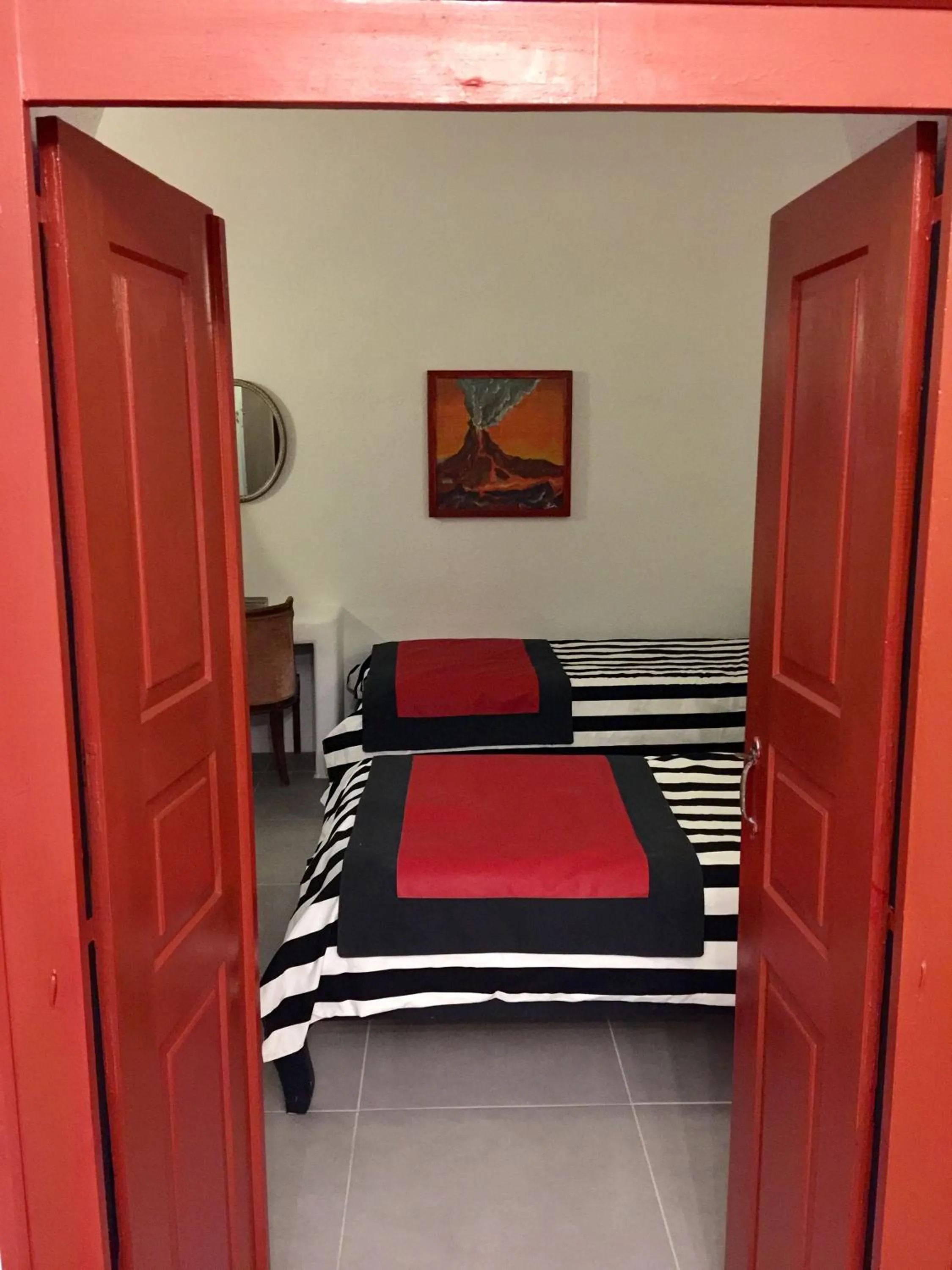 Bedroom in Timedrops Santorini Villas