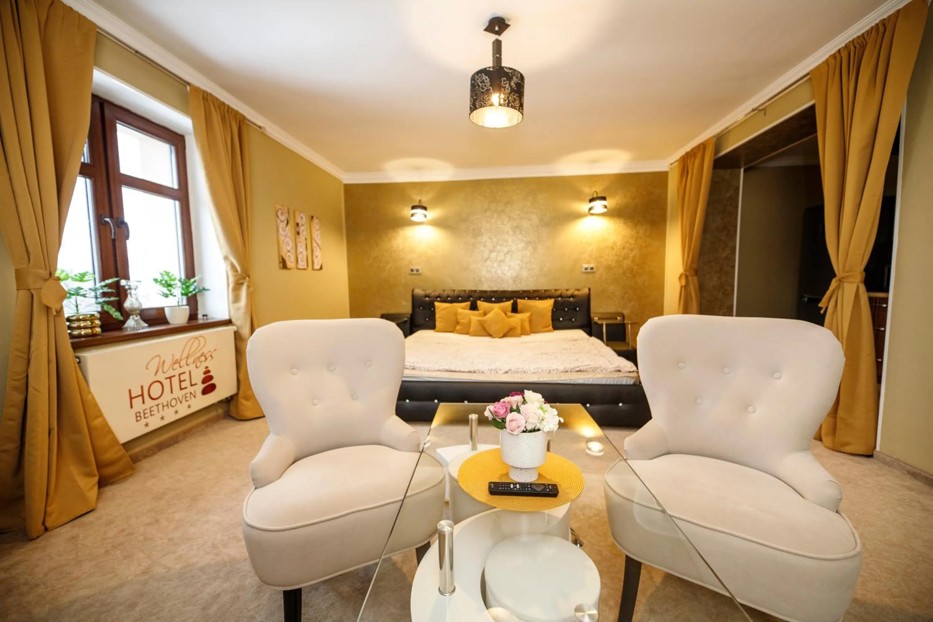 Bed in Wellness Hotel Beethoven