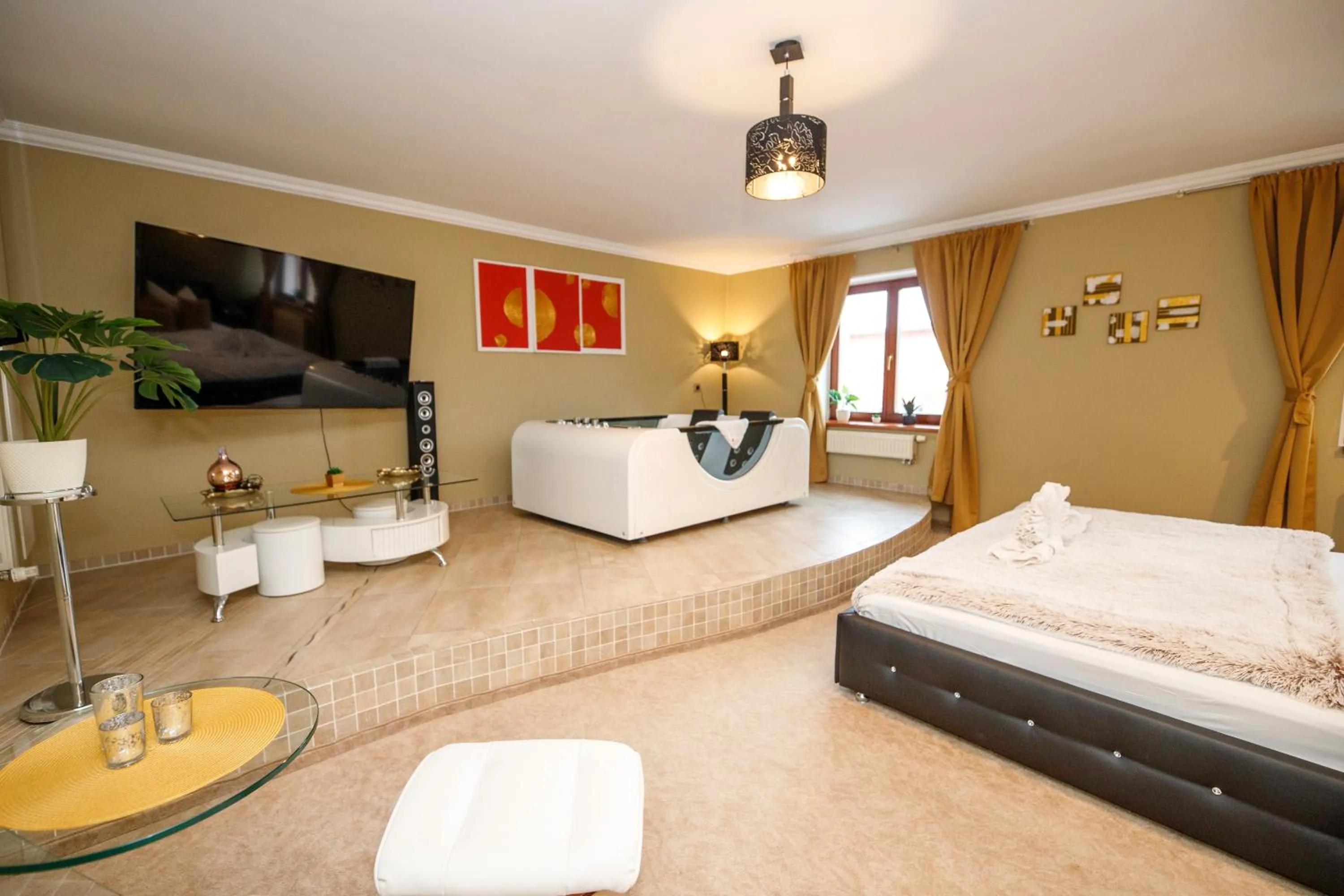 Bed in Wellness Hotel Beethoven