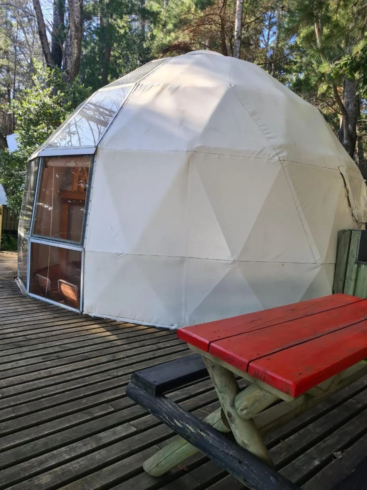 Facade/entrance in Magma Lodge, Pucon