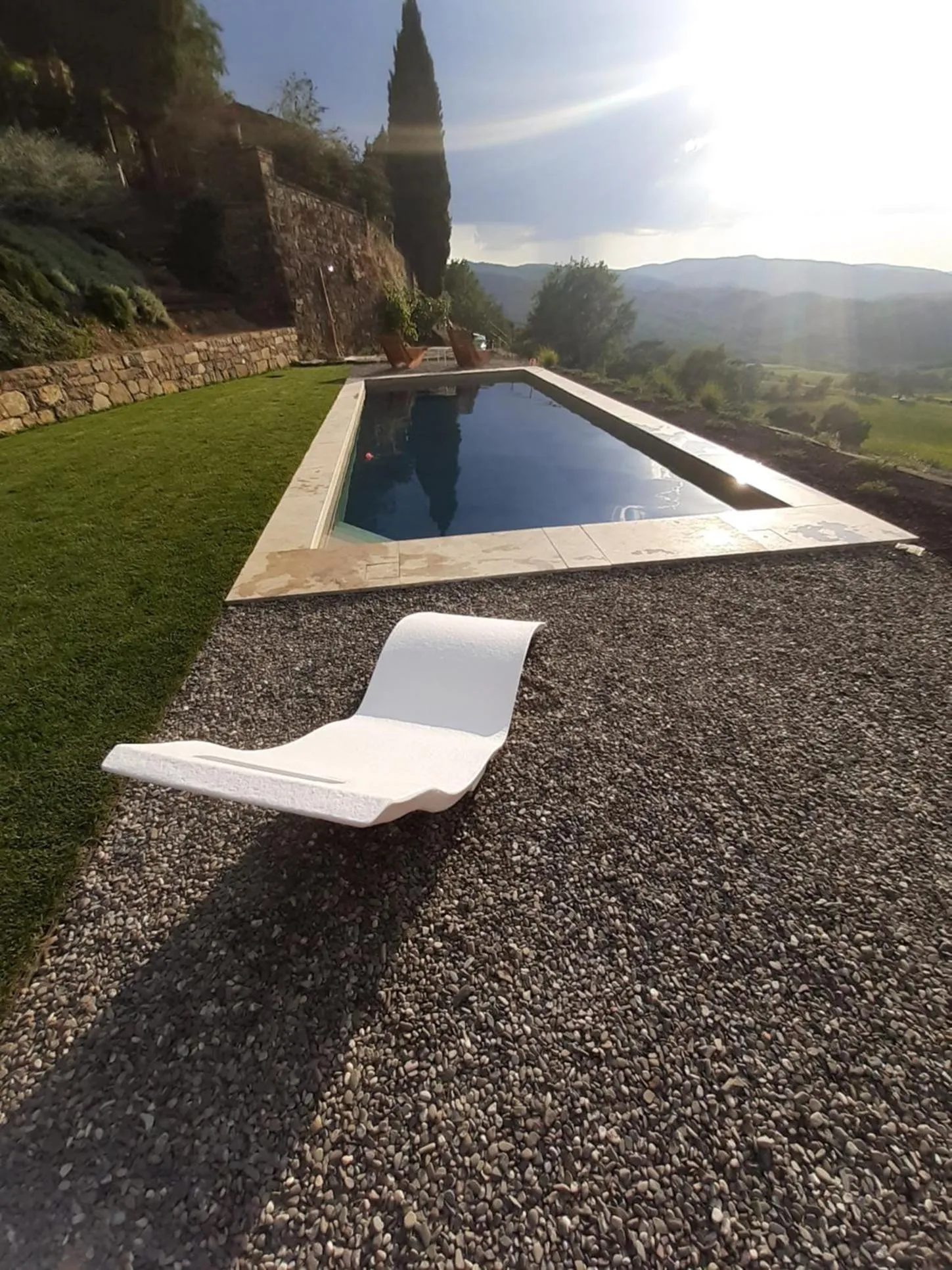 Pool view in il burellino