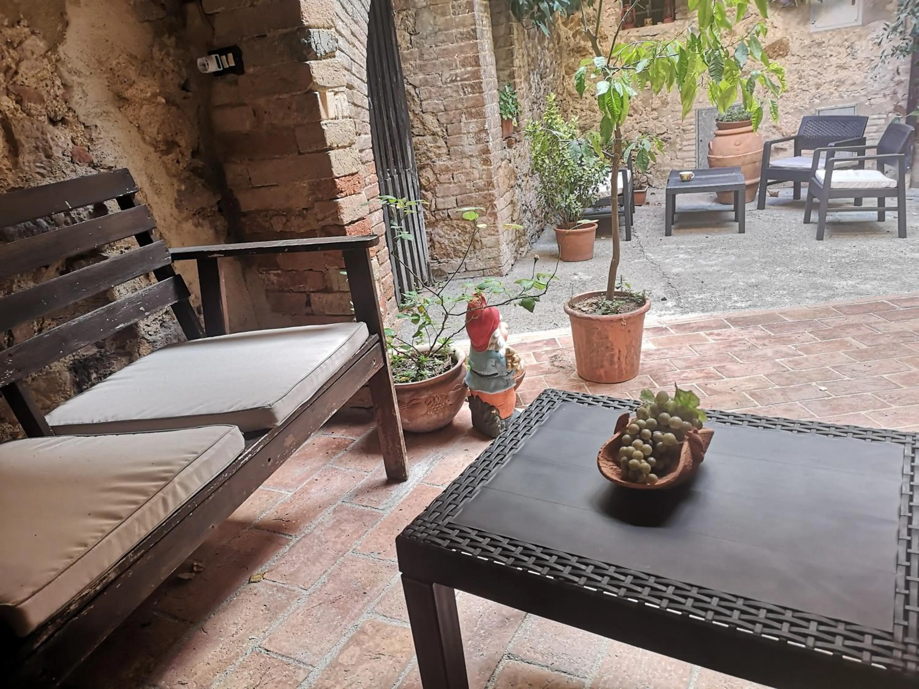 Inner courtyard view in Antico Borgo di Torri