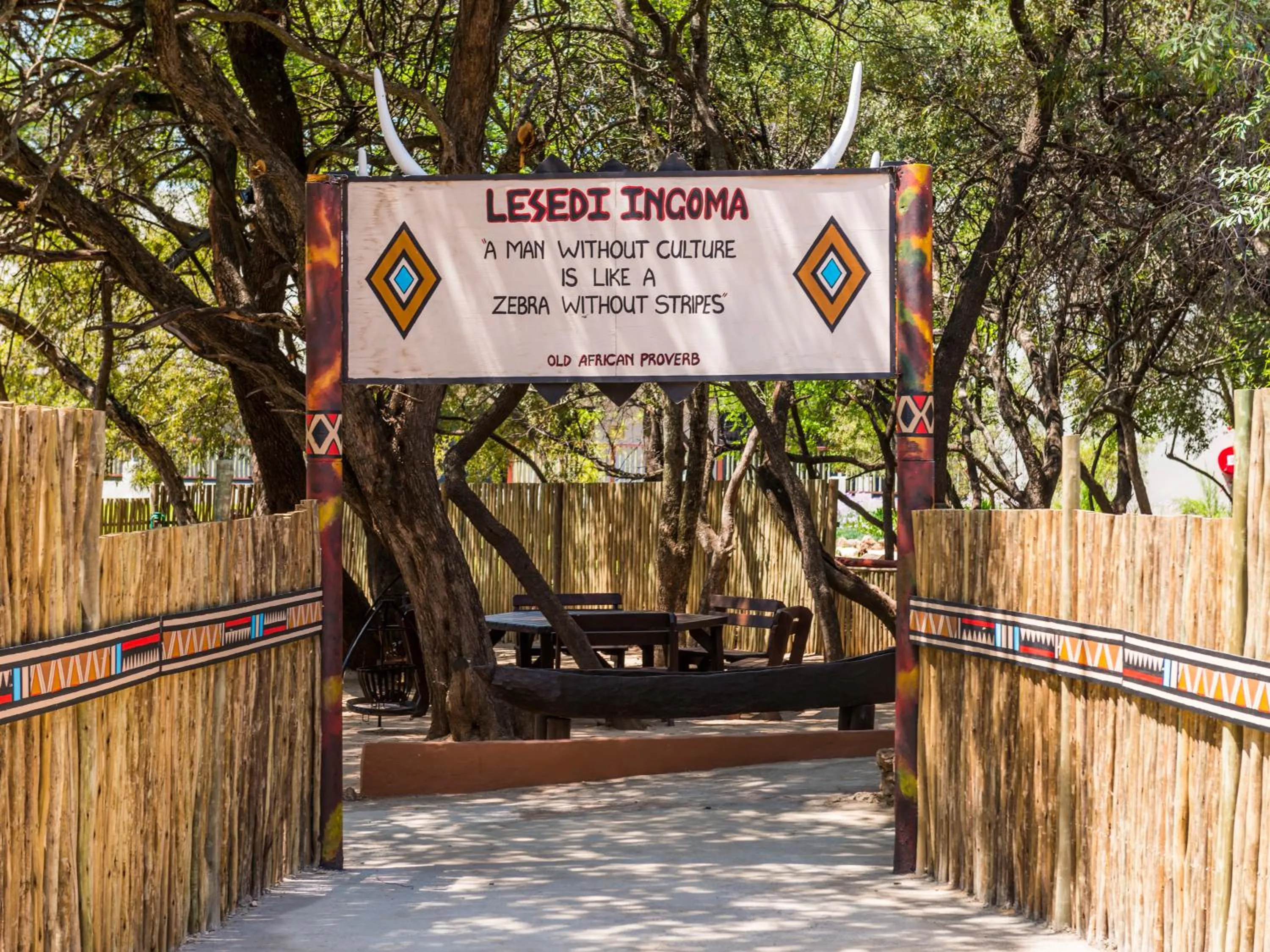 Logo/Certificate/Sign in aha Lesedi African Lodge & Cultural Village