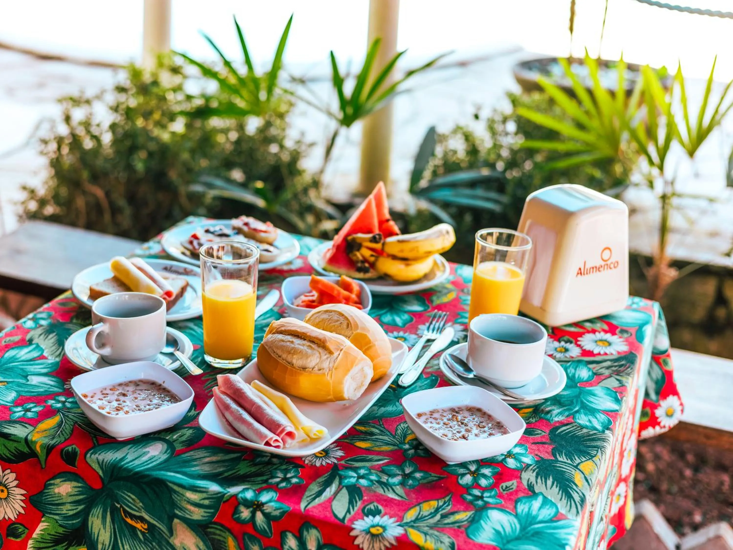 Food and drinks in Pousada Sol Nascente