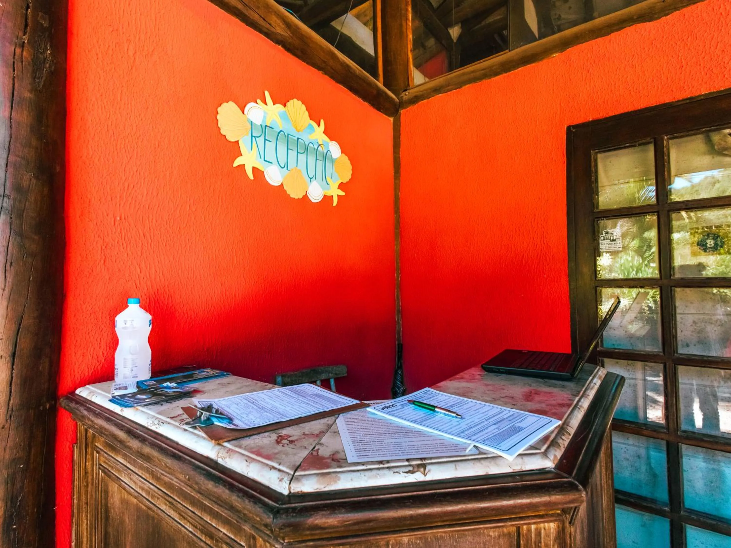 Lobby or reception in Pousada Sol Nascente