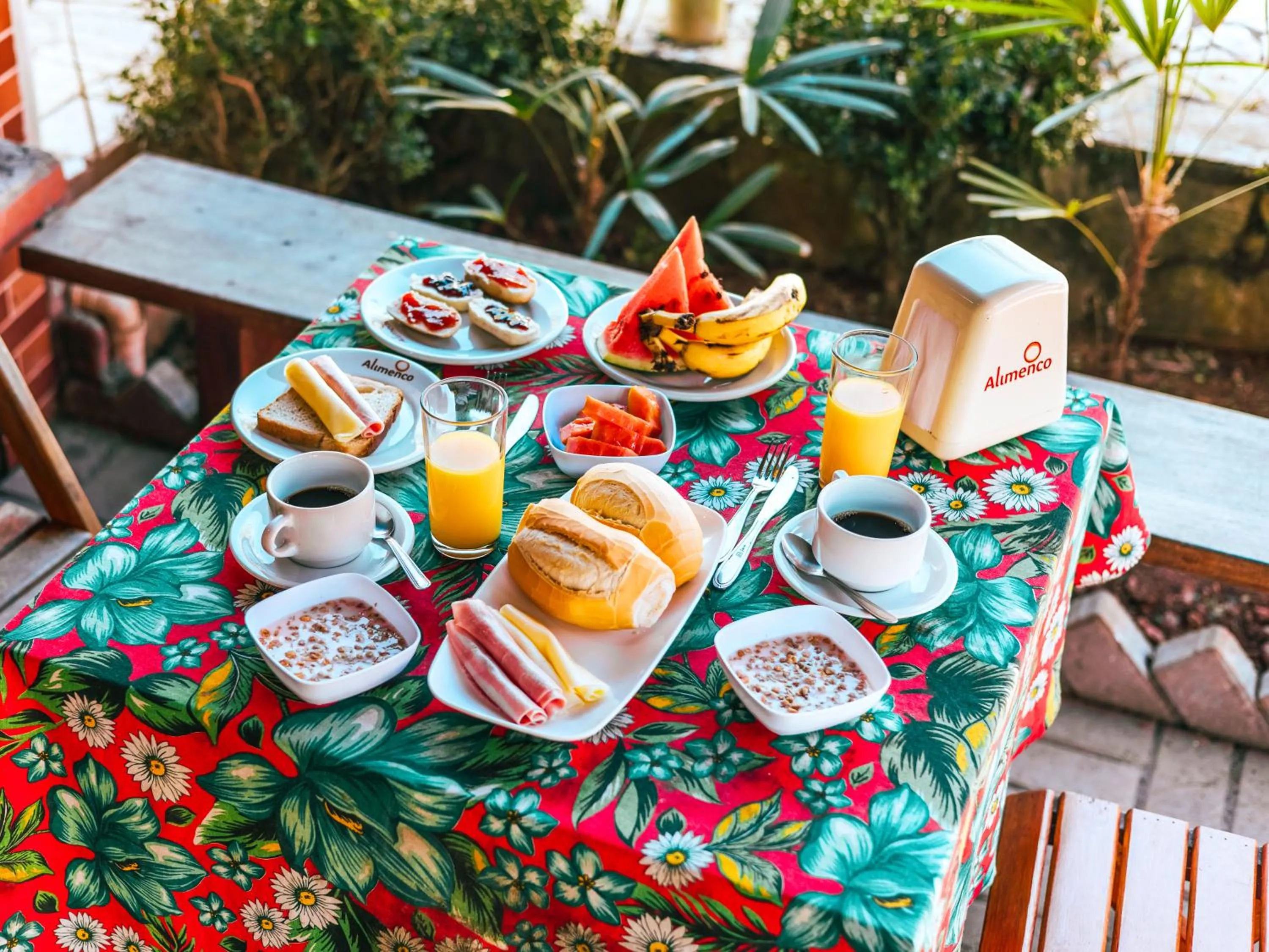 Food and drinks in Pousada Sol Nascente