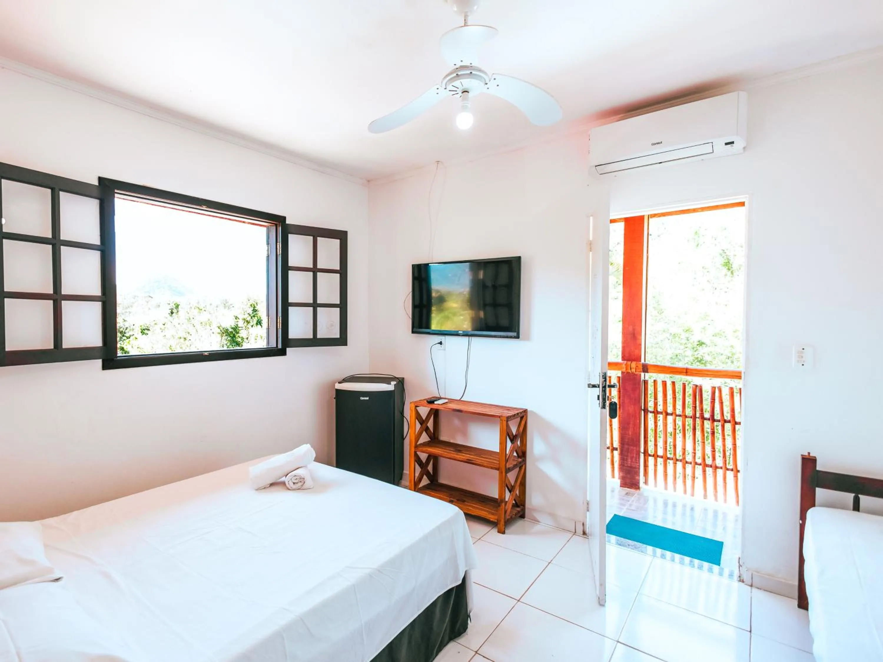 Bed in Pousada Sol Nascente