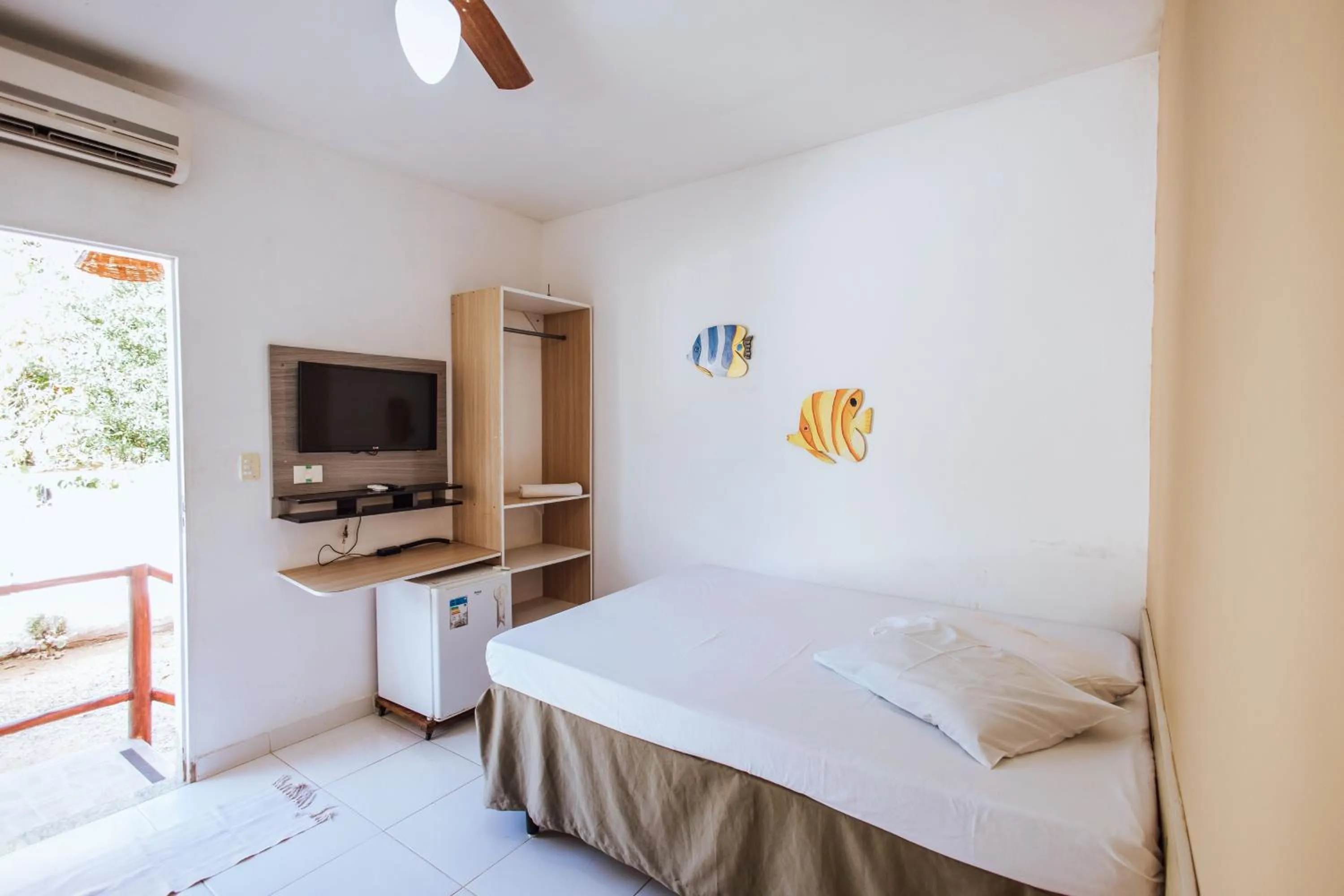 Bed in Pousada Sol Nascente