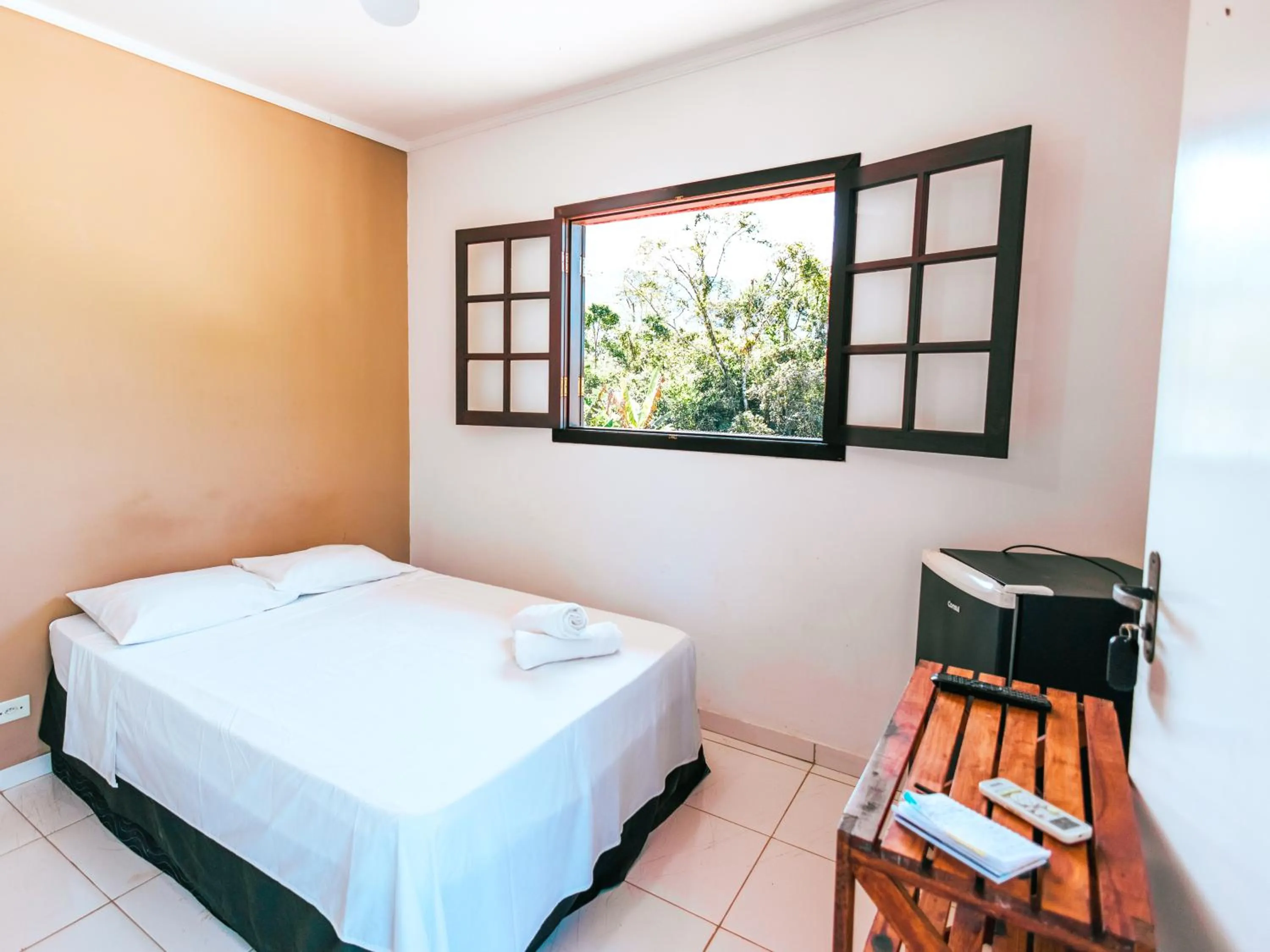 Bed in Pousada Sol Nascente