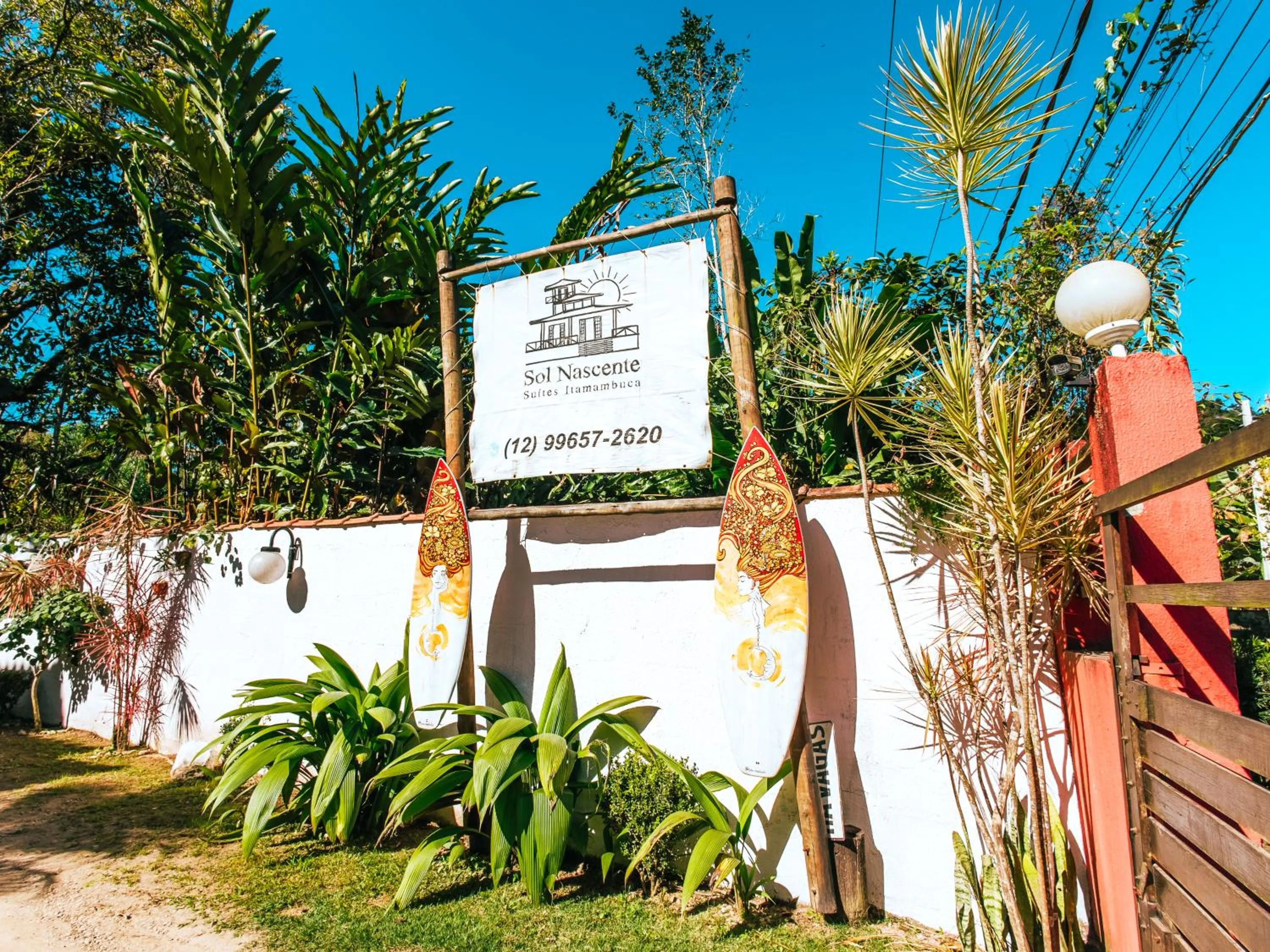 Garden in Pousada Sol Nascente