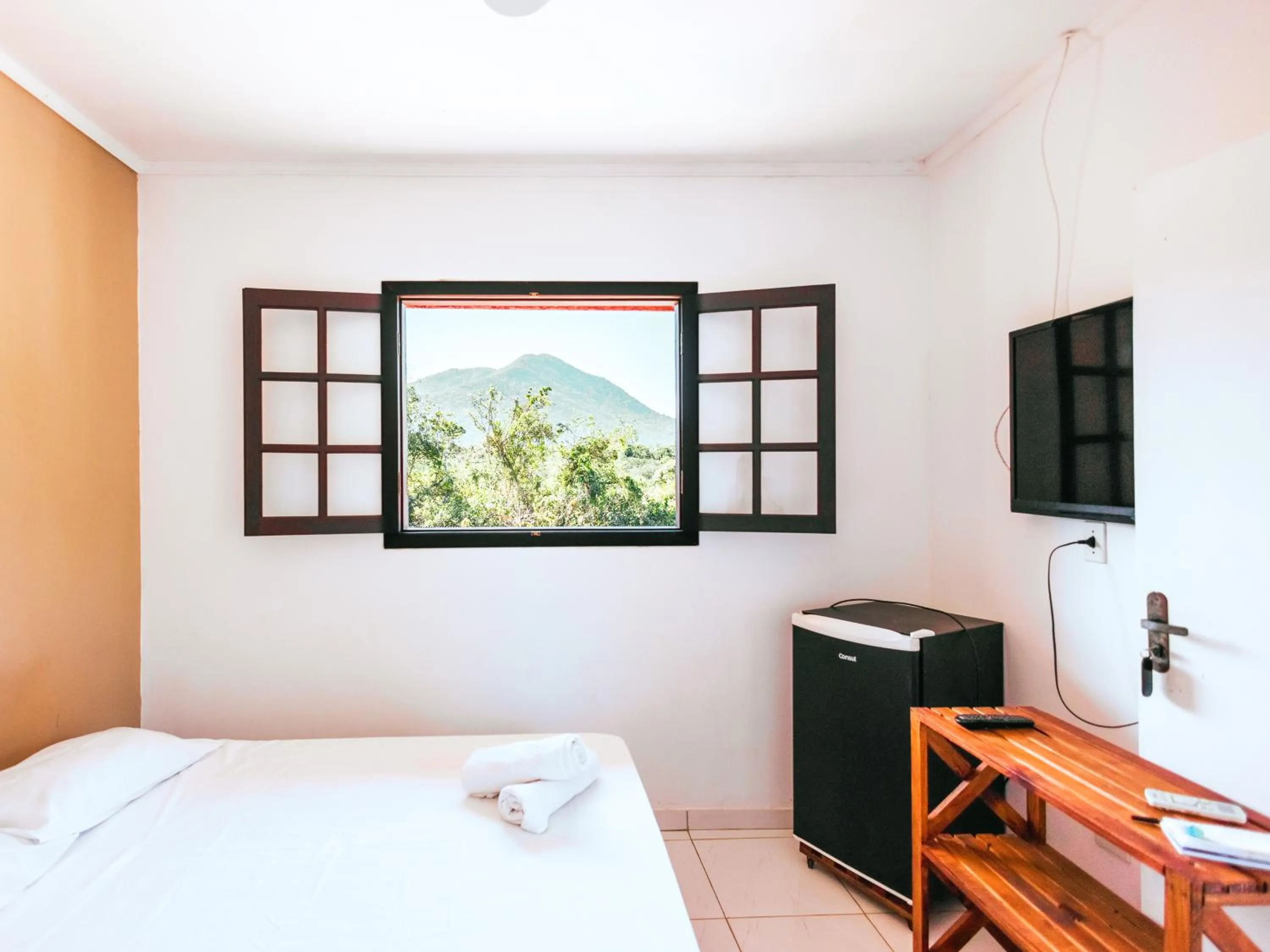 Bed in Pousada Sol Nascente