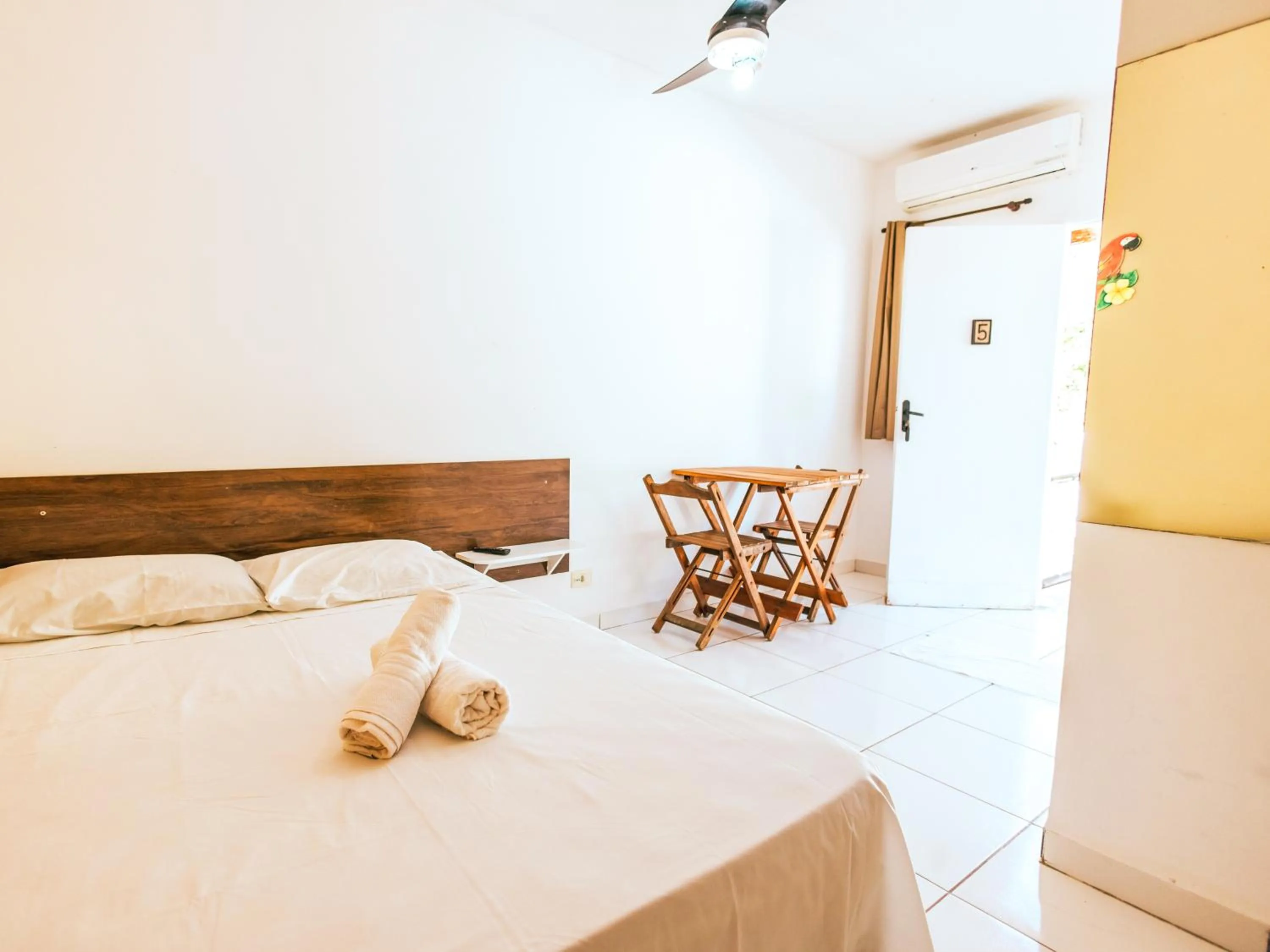 Bed in Pousada Sol Nascente