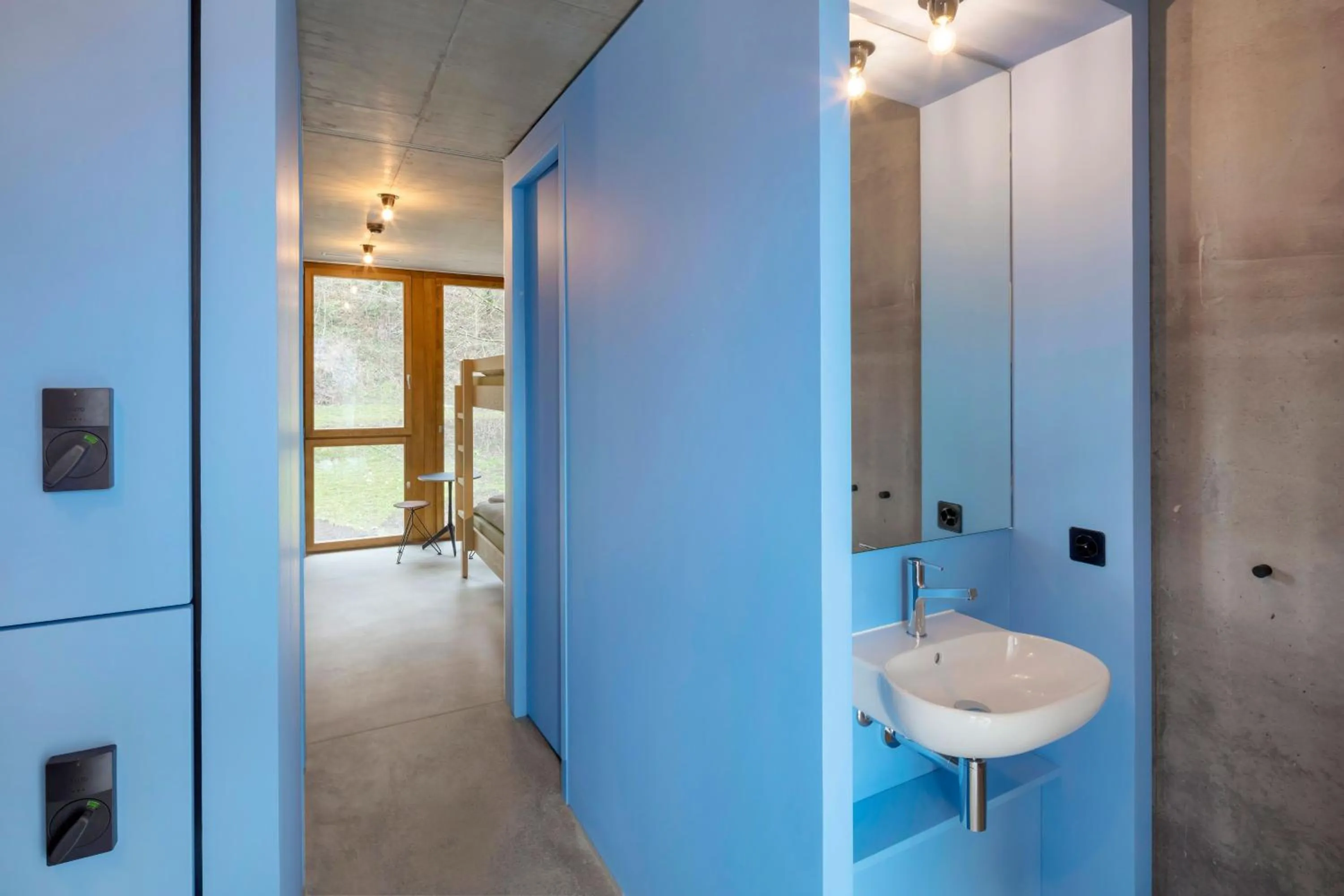 Decorative detail in Bern Youth Hostel