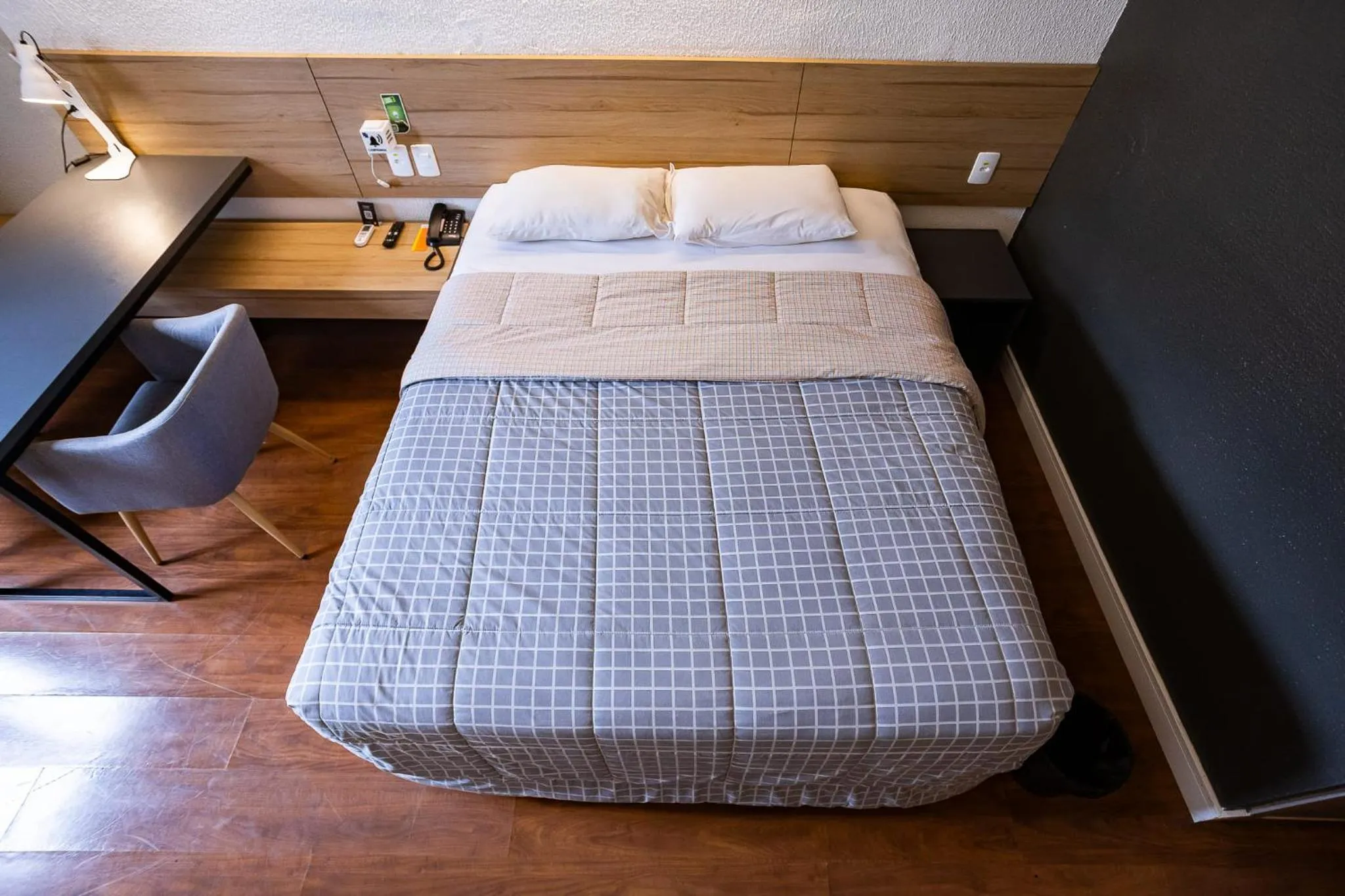 Bed in Hotel 10 Curitiba