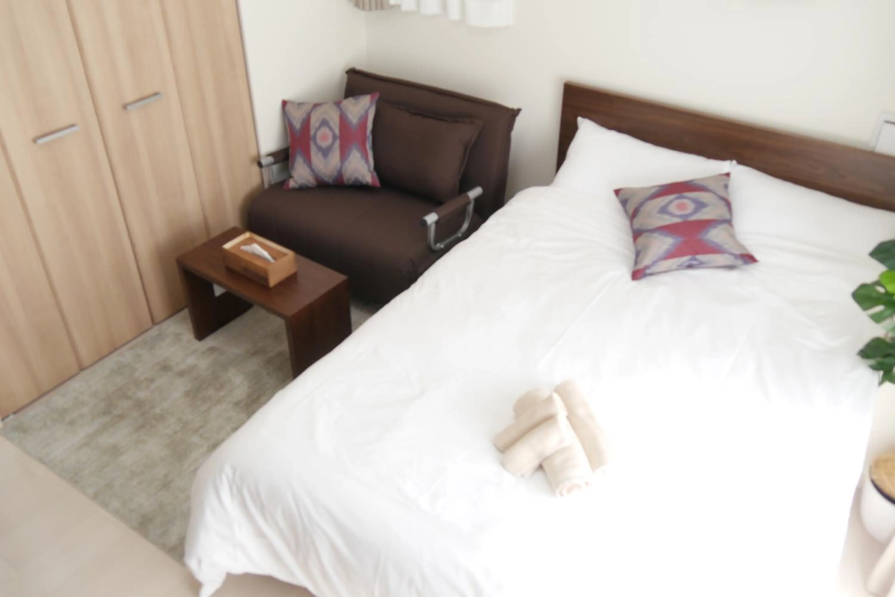 Bed in Meet Me Umeda Nishi