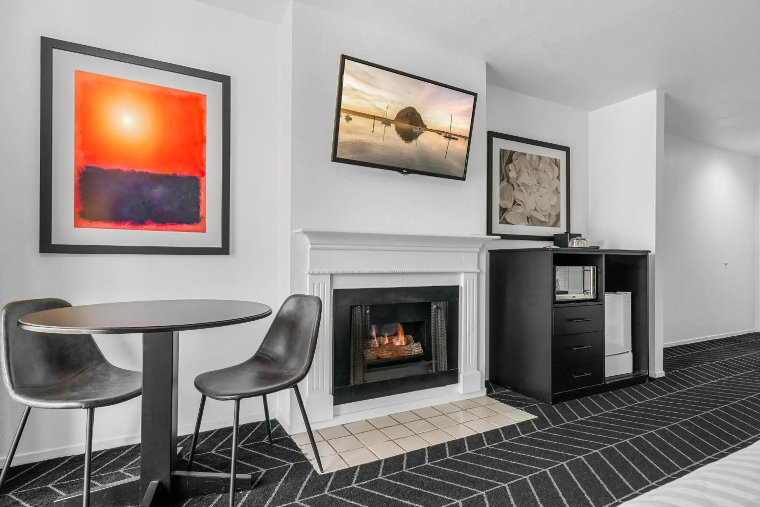 Penthouse Suite, 1 King Bed, Fireplace & Patio, Non-Smoking in Masterpiece Hotel Penthouse Suite, 1 King Bed, Fireplace & Patio, Non-Smoking in Masterpiece Hotel