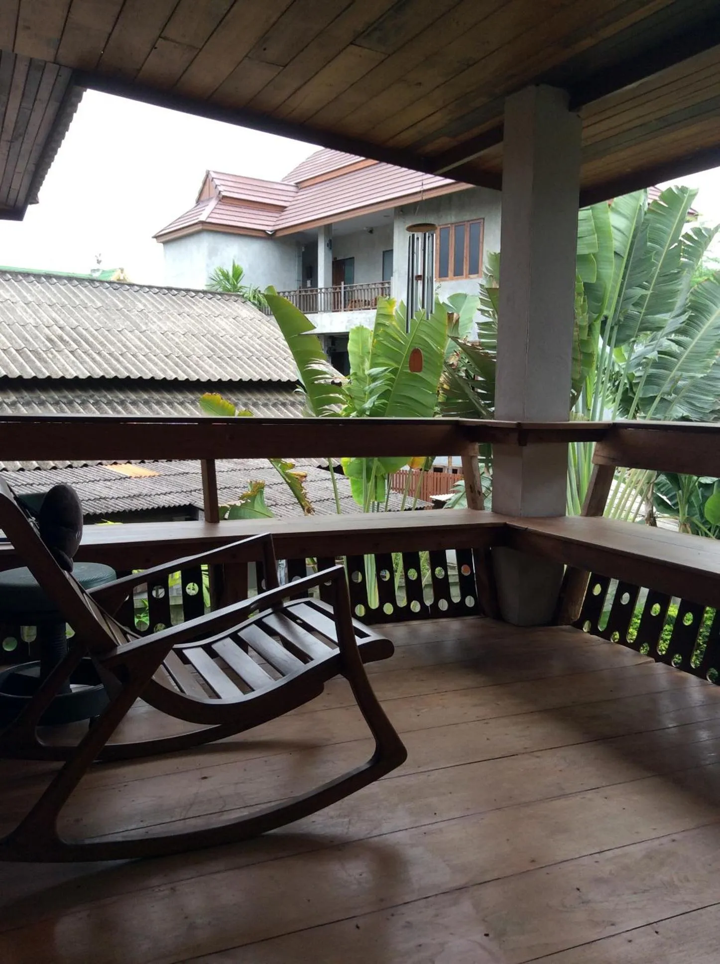 Bathroom, Balcony/Terrace in GongKaew HuenKum Hotel