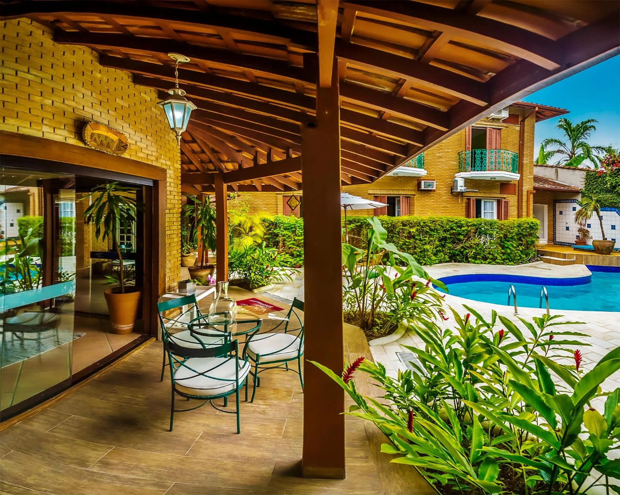 Garden view in Hotel Villa Di Rimini