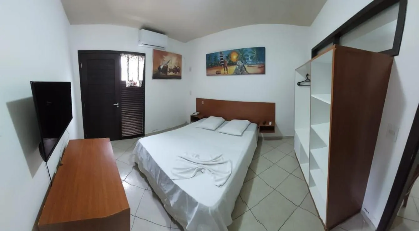 Bedroom, Bed in Pousada Beija Flor