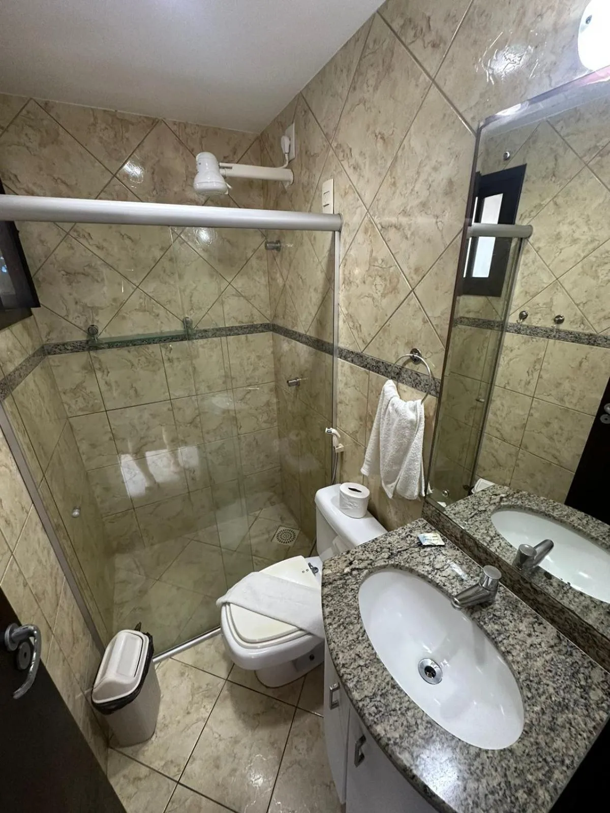 Bathroom in Pousada Beija Flor