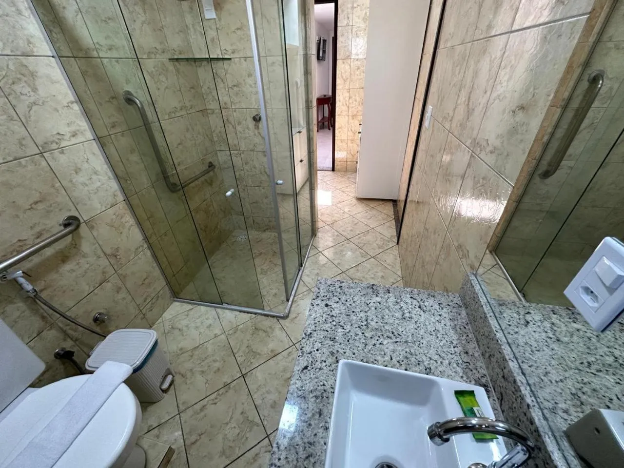 Bathroom in Pousada Beija Flor