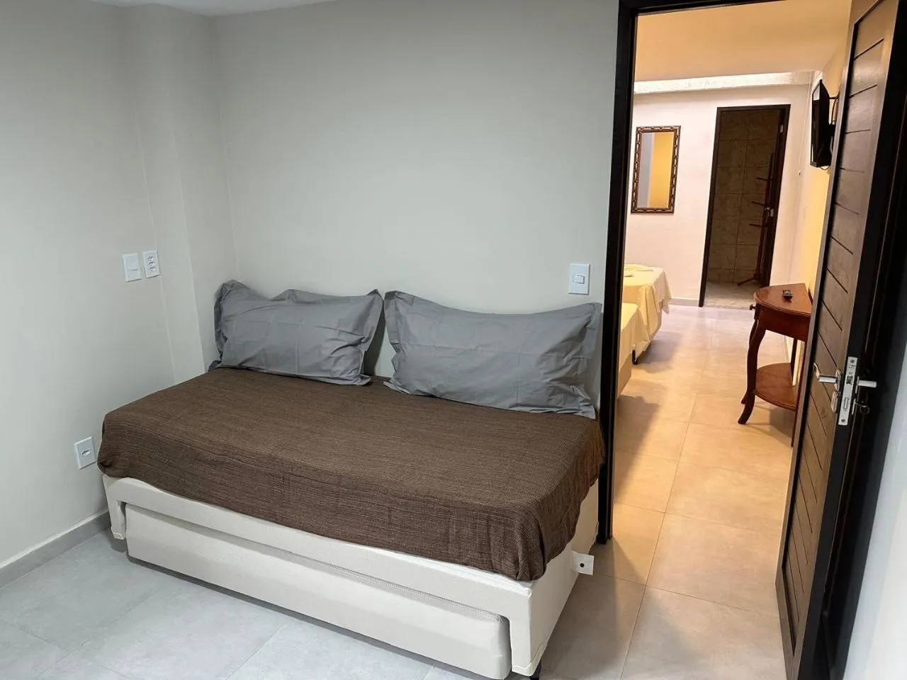 Photo of the whole room, Bed in Pousada Beija Flor
