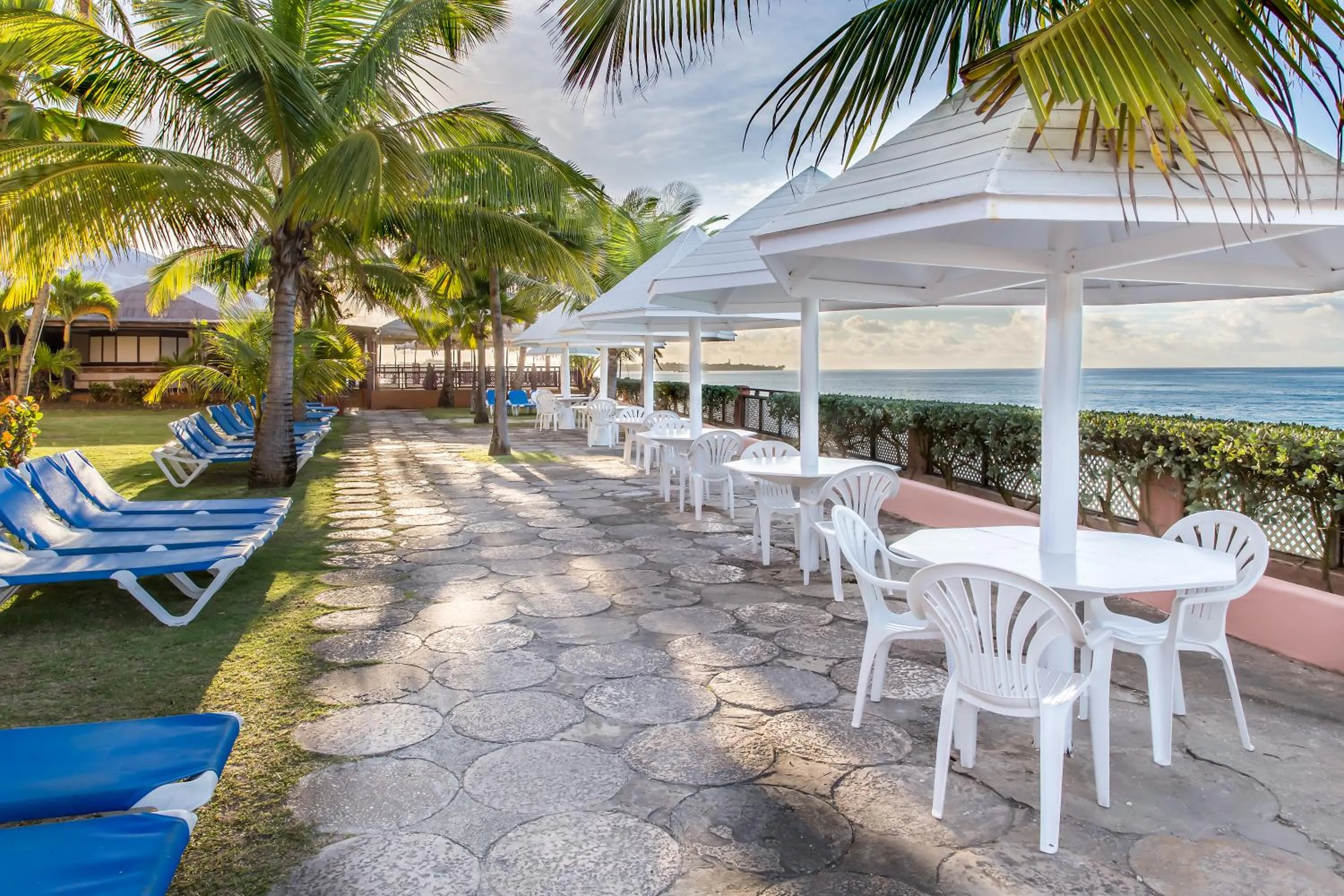 Patio in Barbados Beach Club Resort - All Inclusive