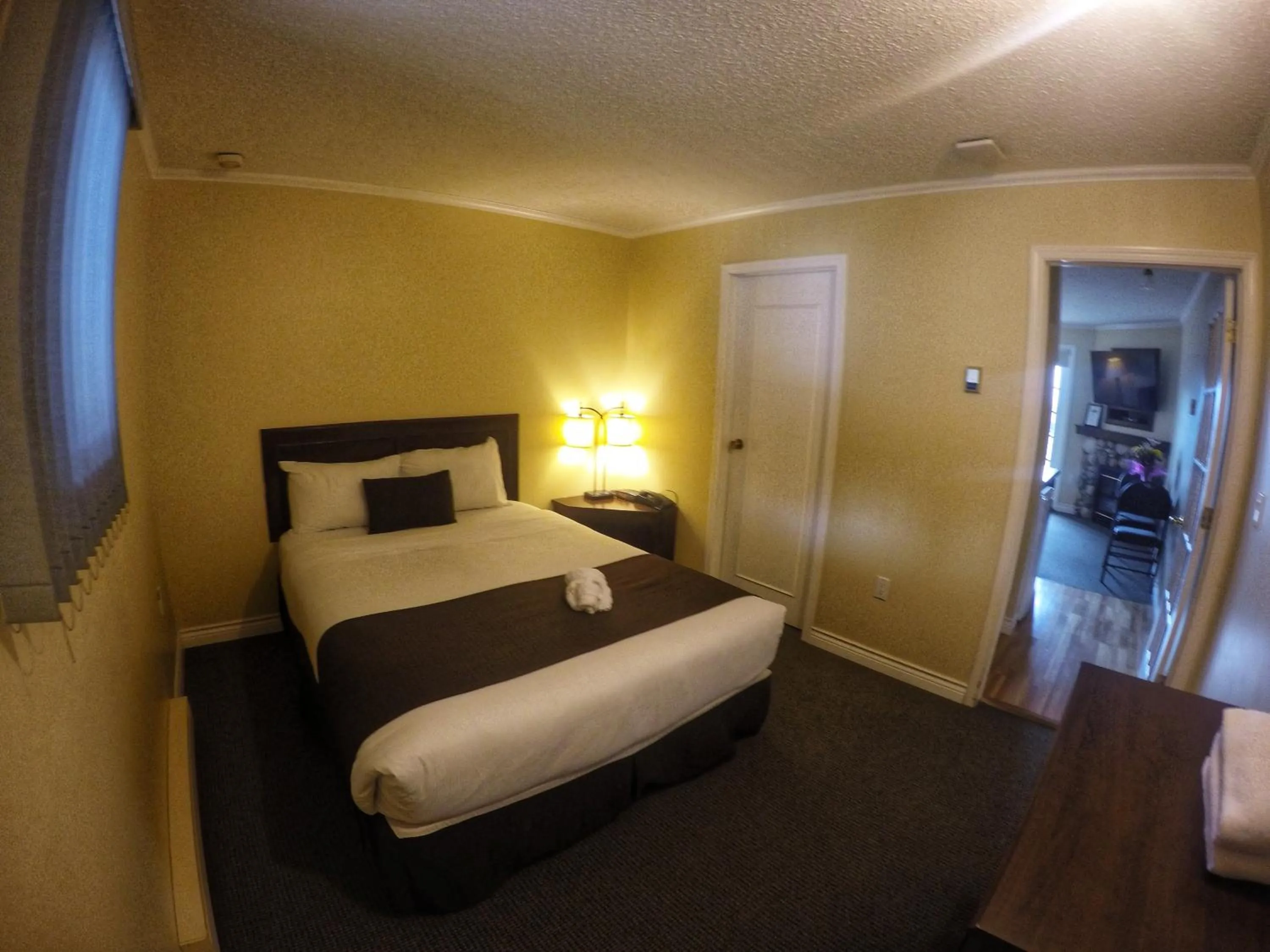 Bed in Radium Chalet