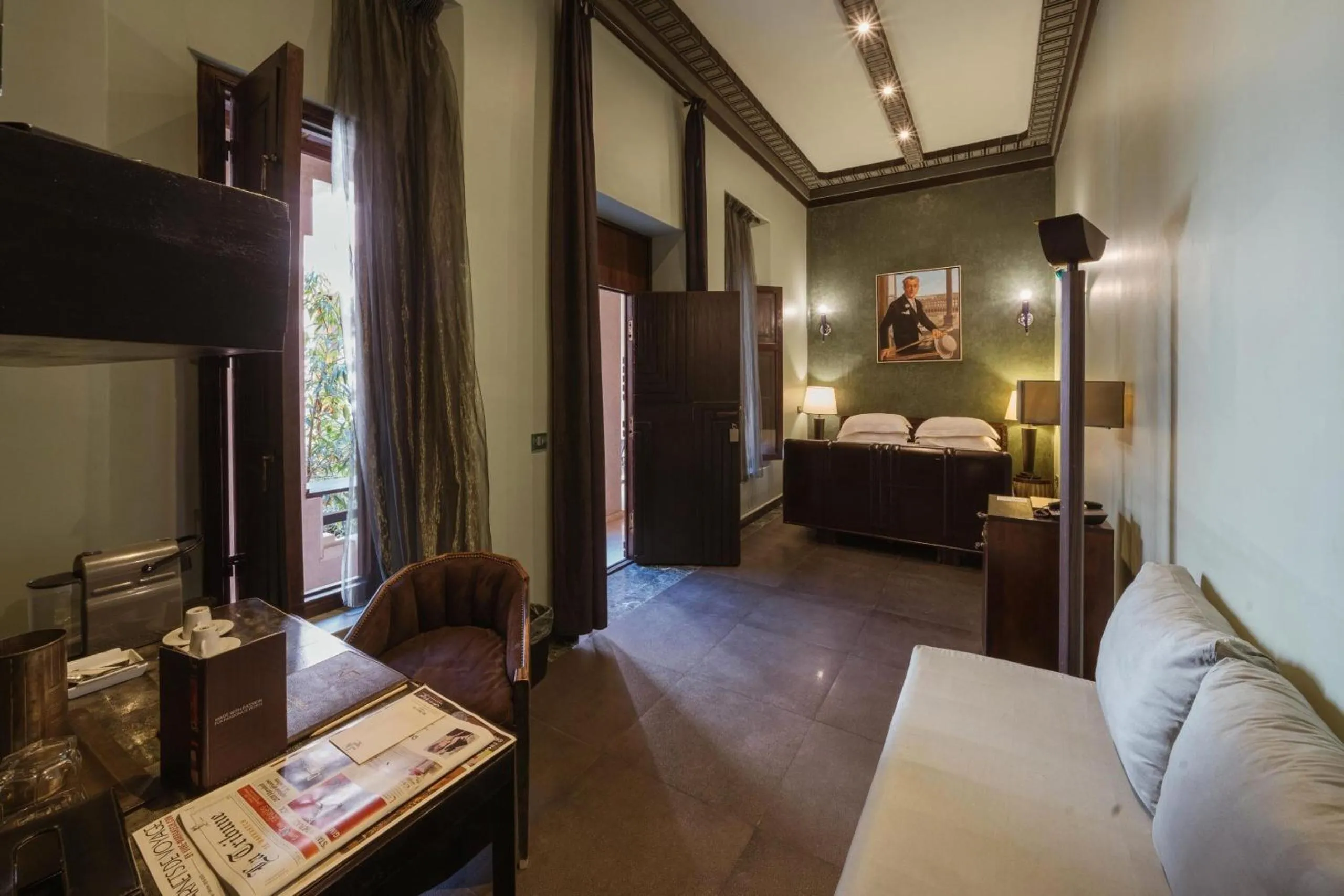 Bed in Villa Makassar