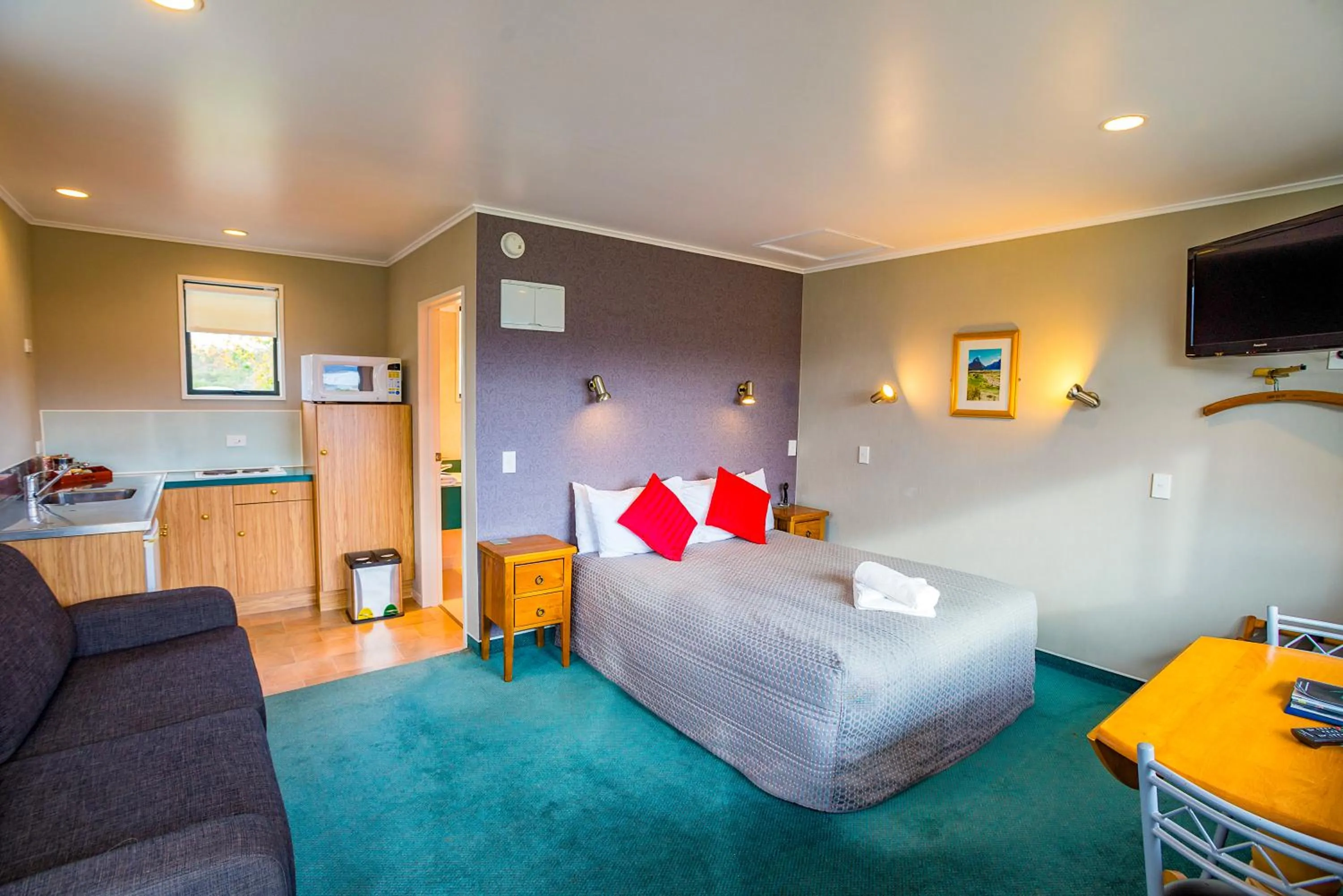 Bed in Te Anau Lakeview Holiday Park & Motels