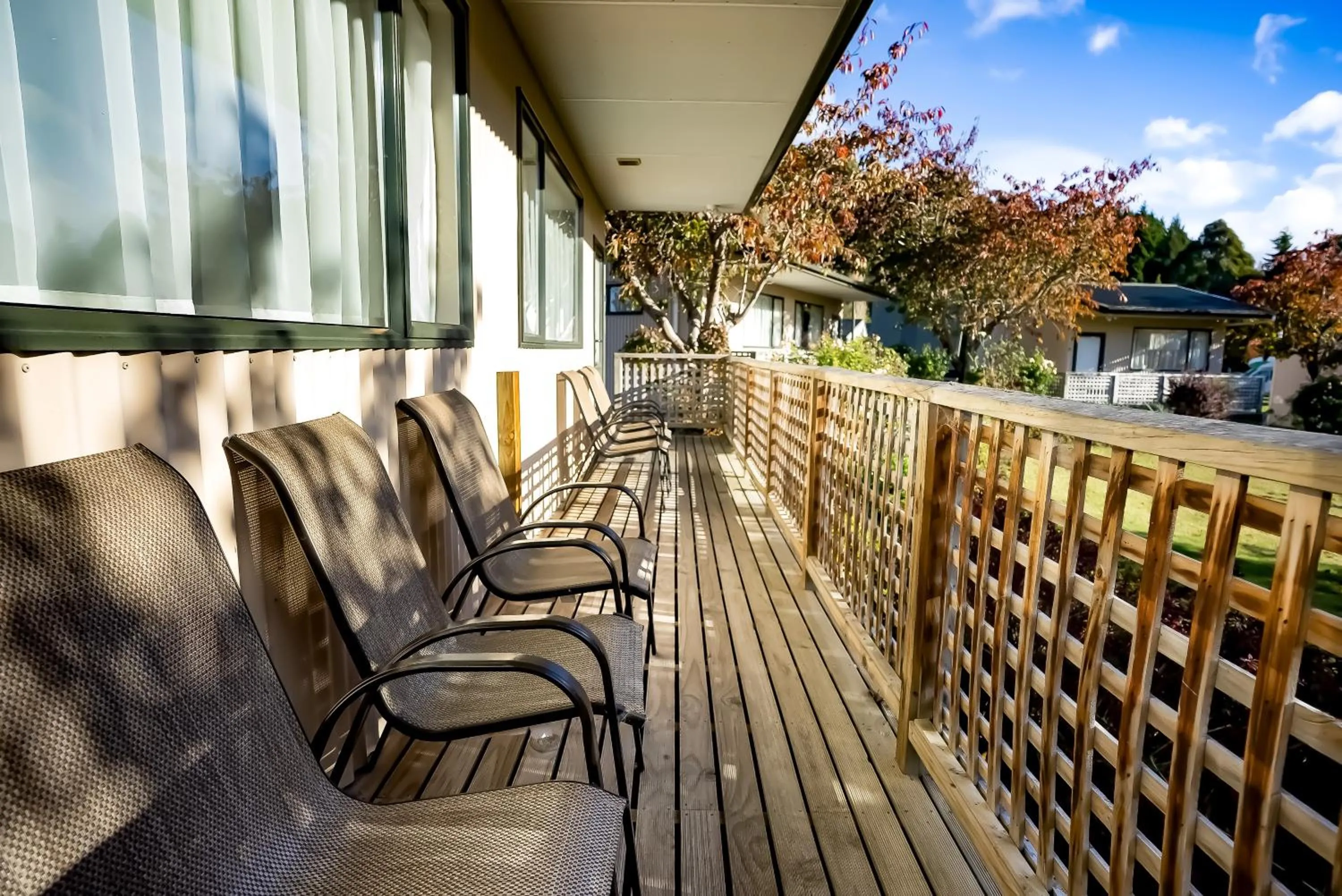Balcony/Terrace in Te Anau Lakeview Holiday Park & Motels