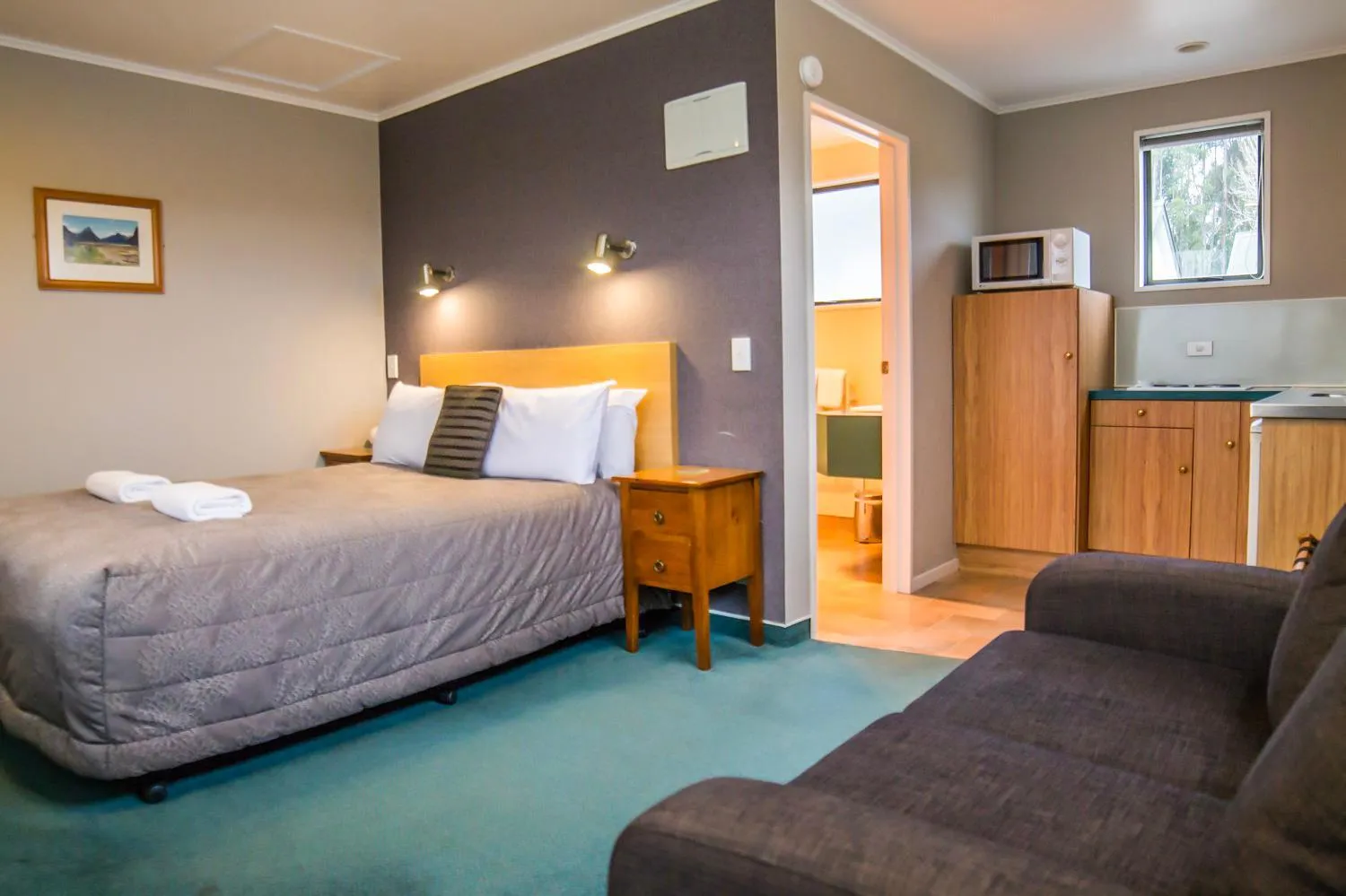 Bed in Te Anau Lakeview Holiday Park & Motels