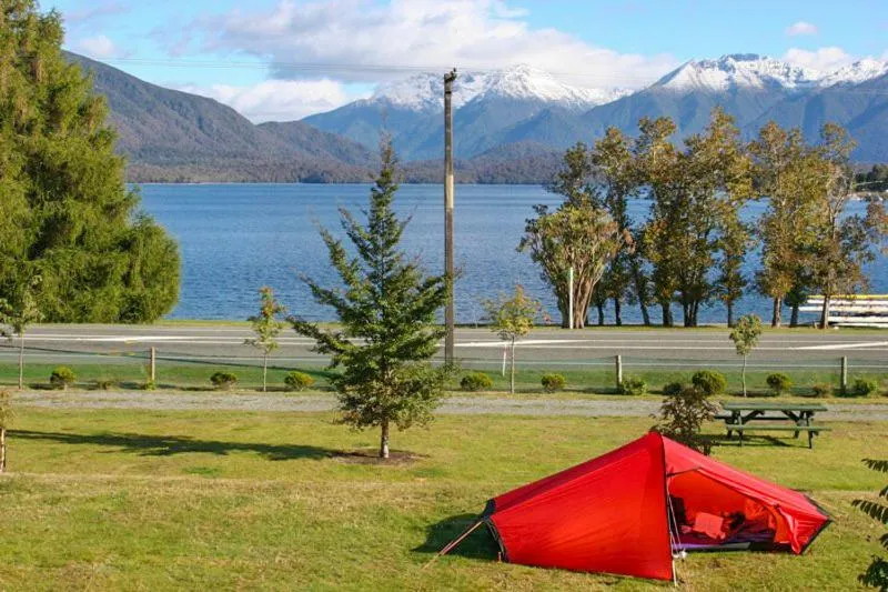 Garden view in Te Anau Lakeview Holiday Park & Motels