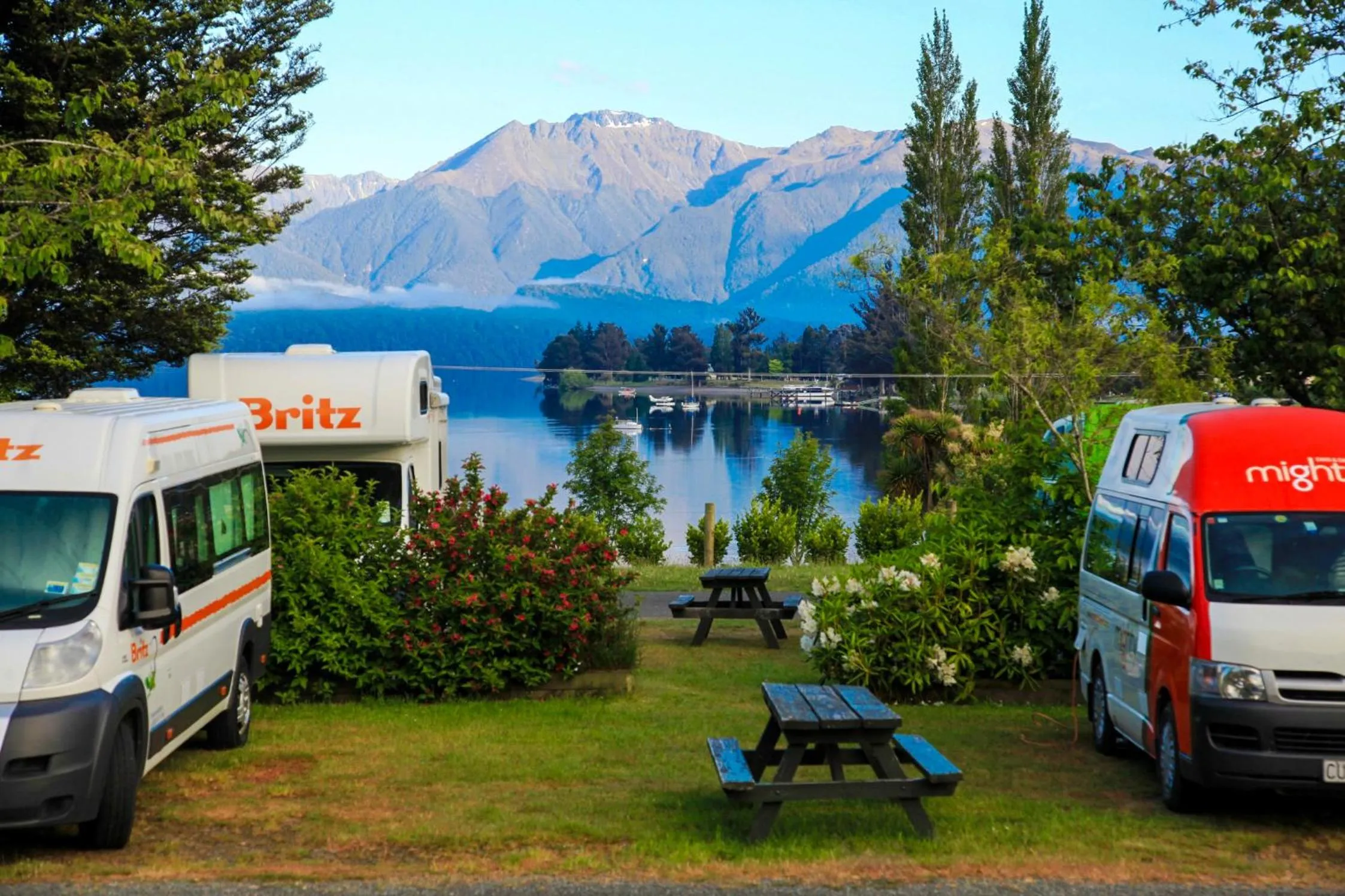 Natural landscape in Te Anau Lakeview Holiday Park & Motels
