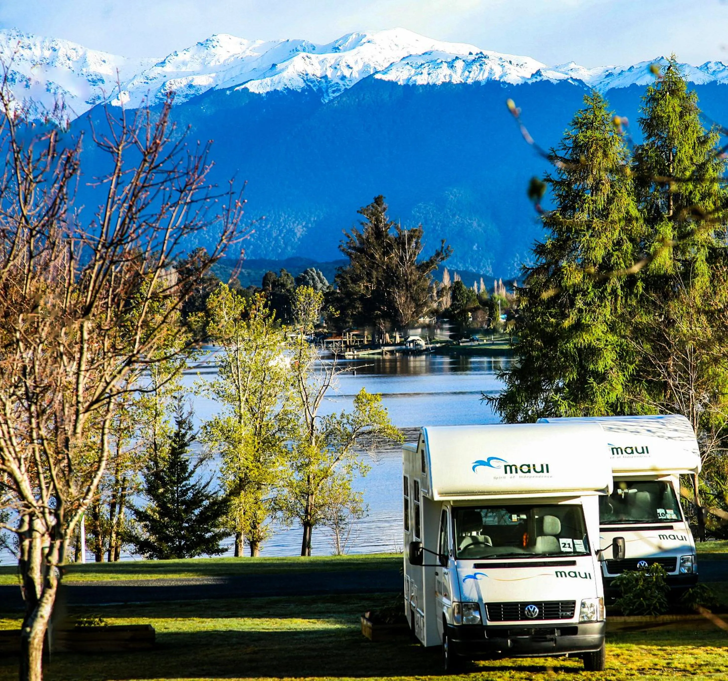 Lake view in Te Anau Lakeview Holiday Park & Motels