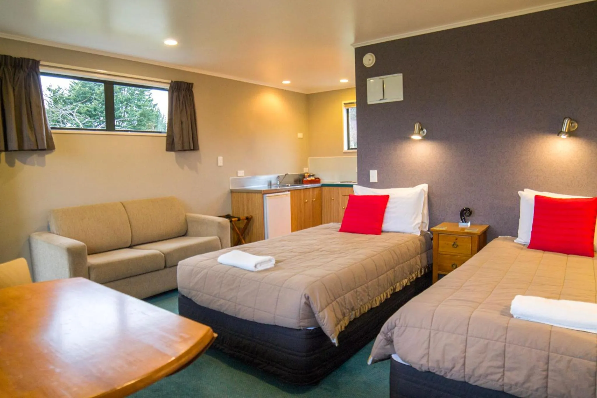 Bed in Te Anau Lakeview Holiday Park & Motels