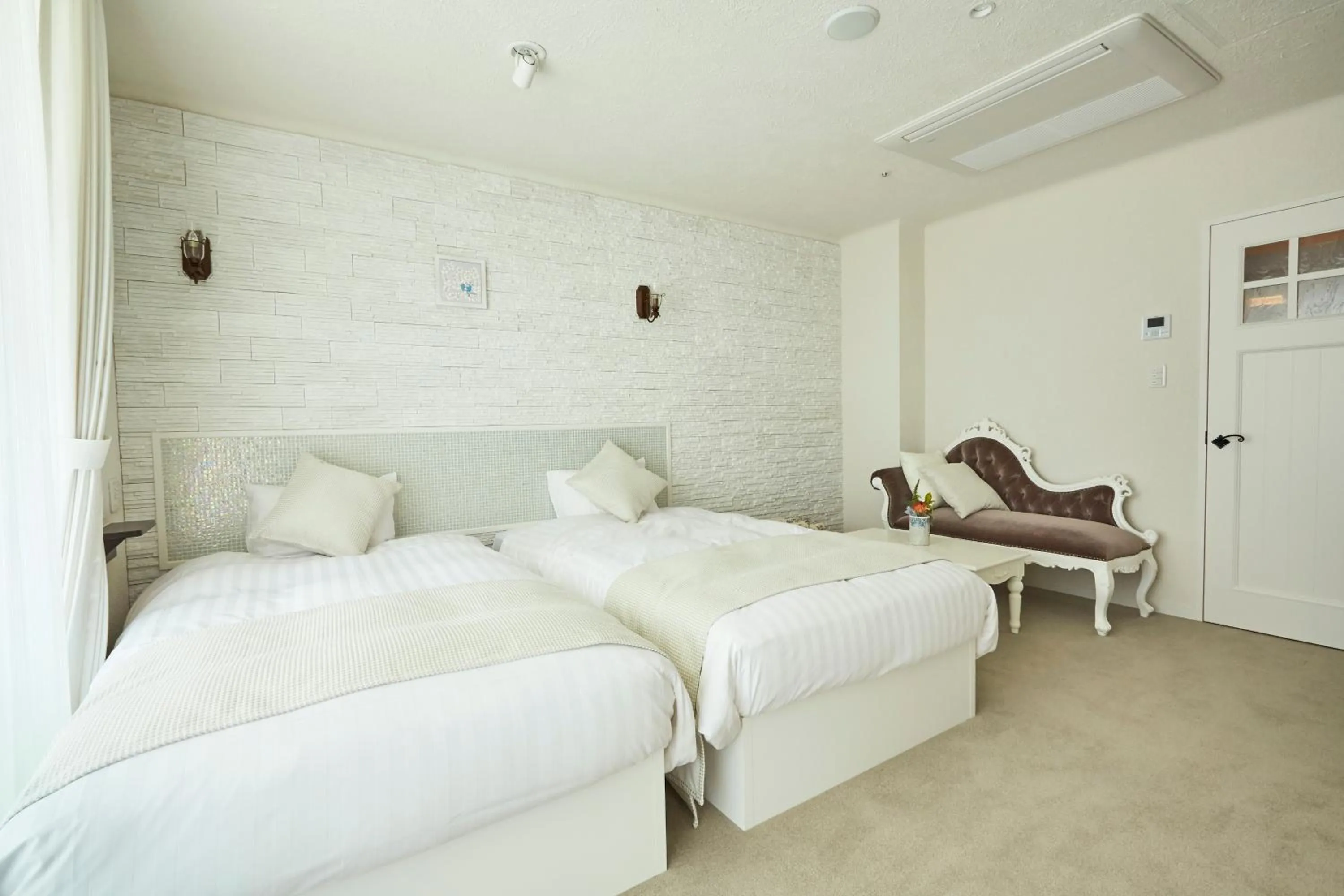 Decorative detail, Bed in Wakanoura Nature Resort Epicharis