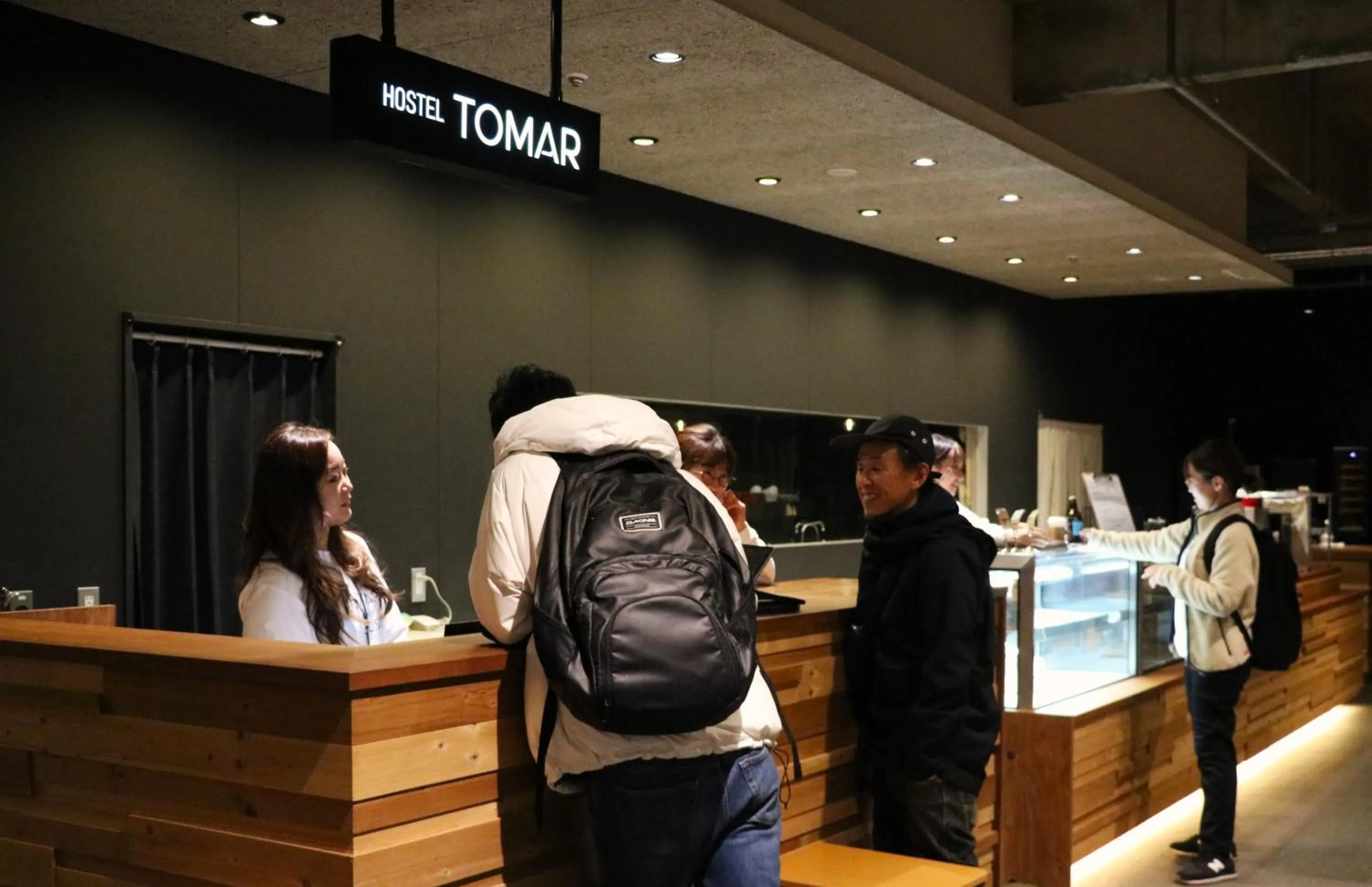 Lobby or reception in Hostel Tomar