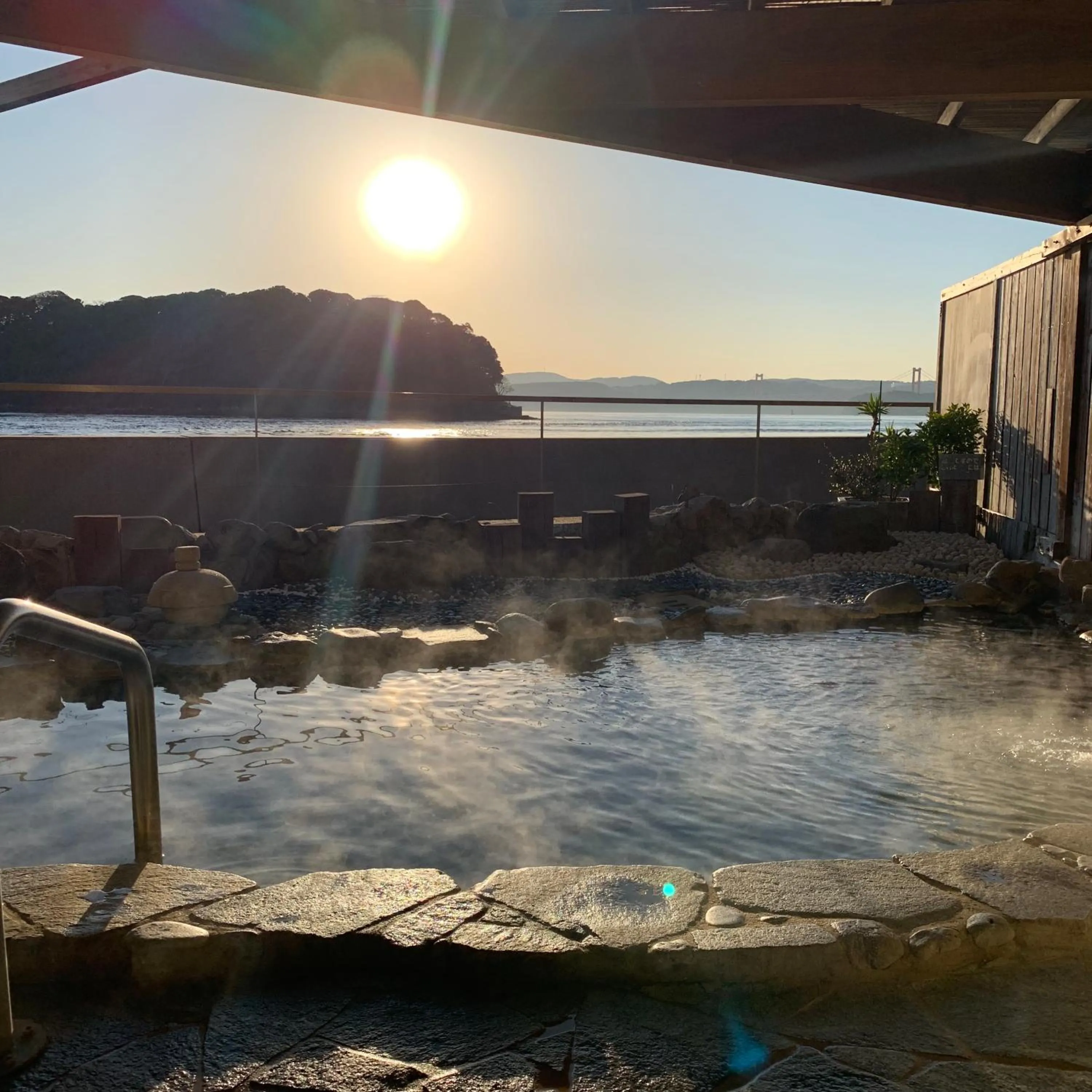 Hot Spring Bath in Hirado Kaijyo Hotel