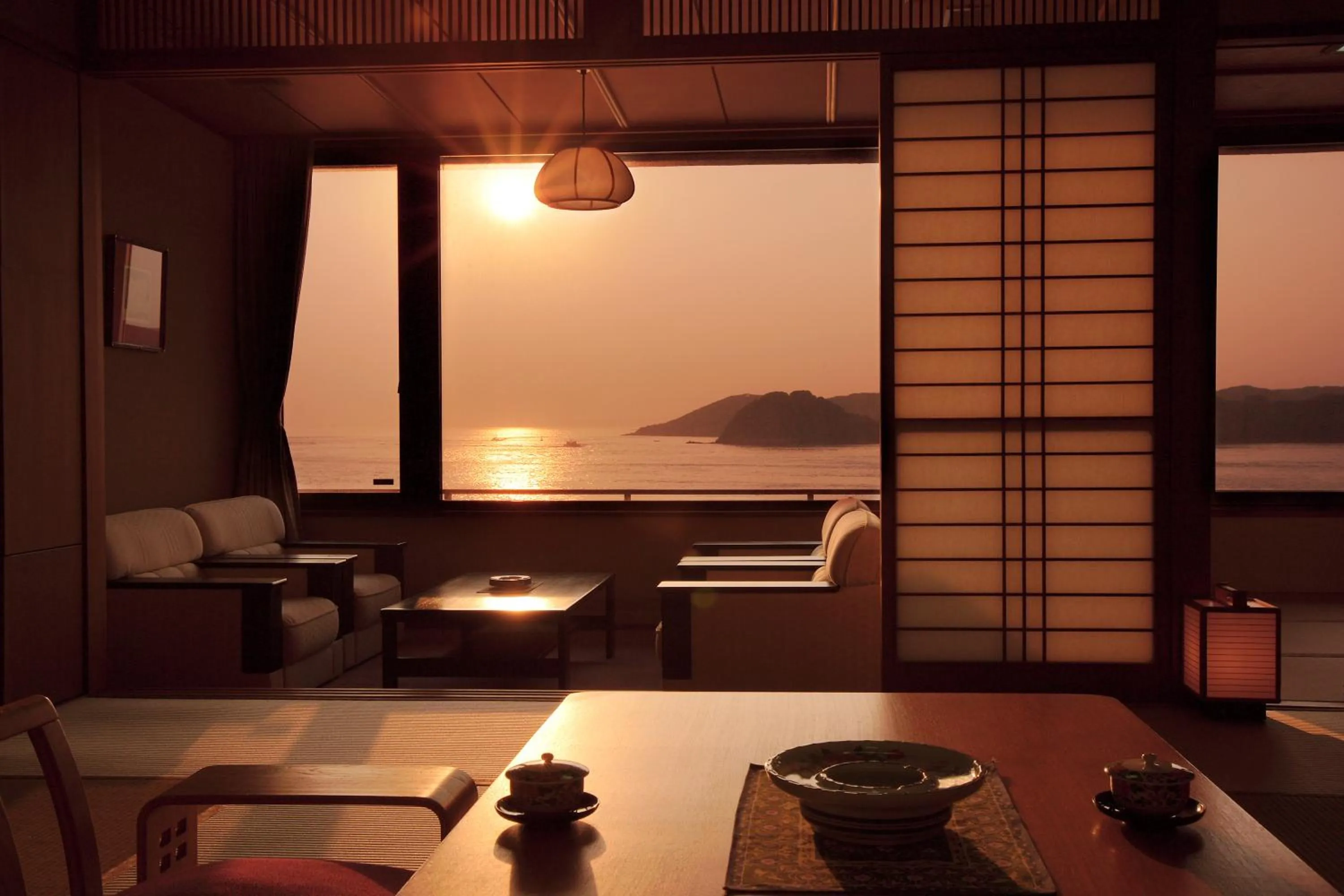 Living room in Hirado Kaijyo Hotel