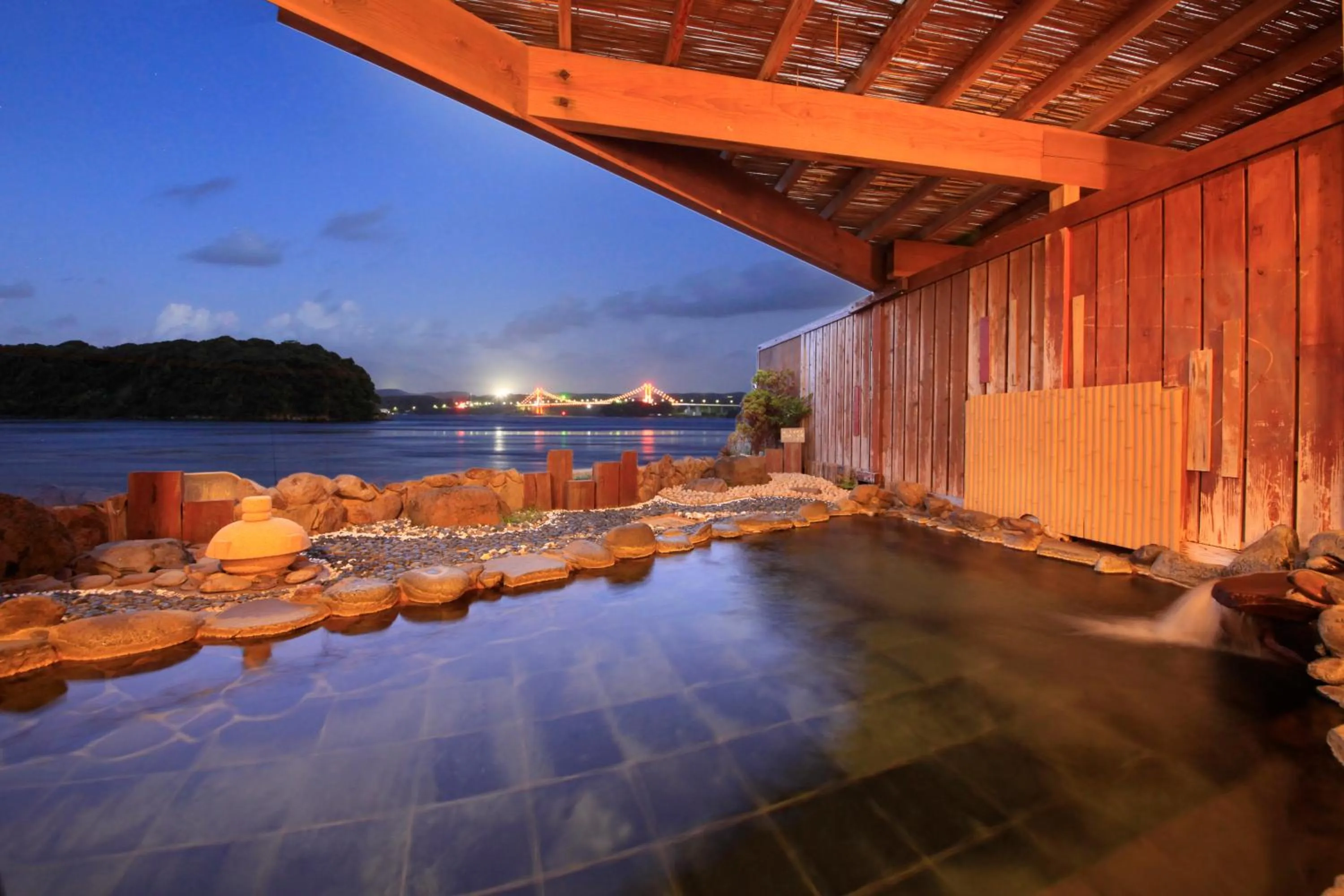 Hot Spring Bath in Hirado Kaijyo Hotel