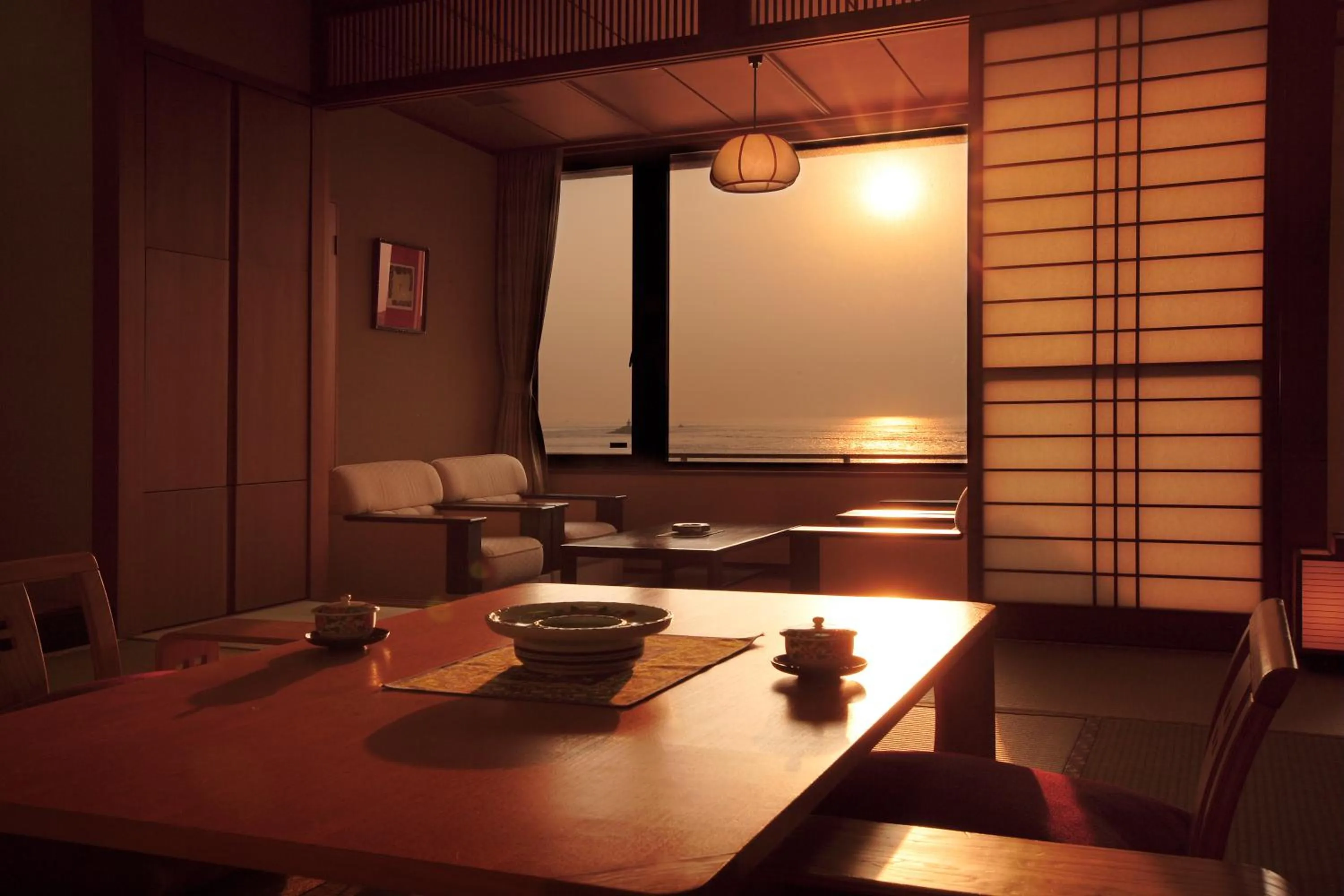 Living room in Hirado Kaijyo Hotel