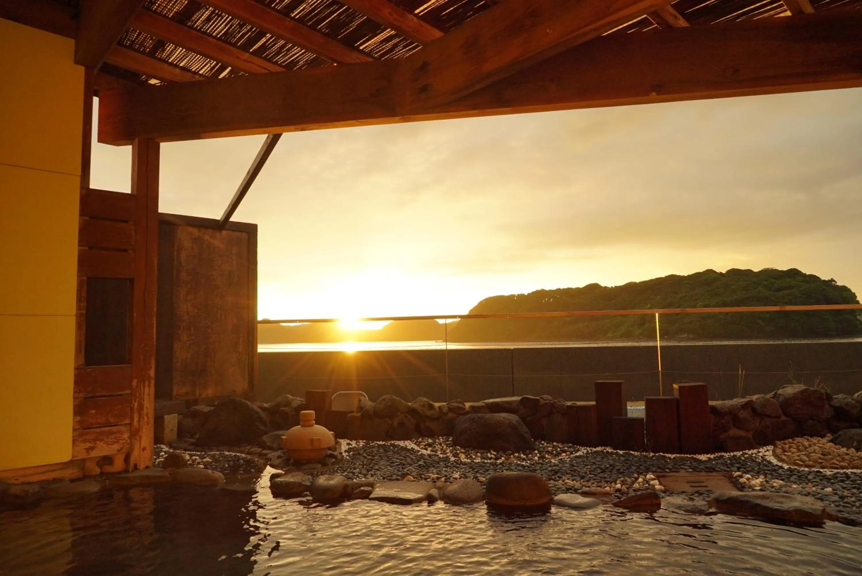 Hot Spring Bath in Hirado Kaijyo Hotel